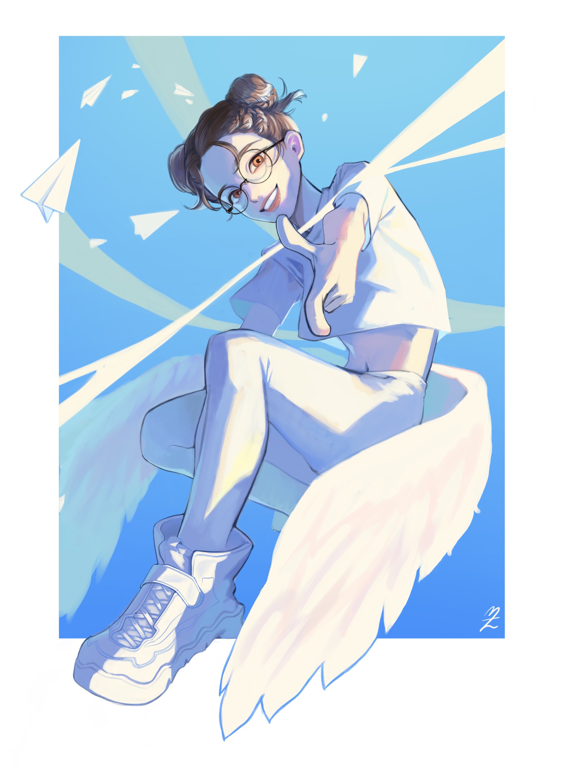 ArtStation Send paper airplane