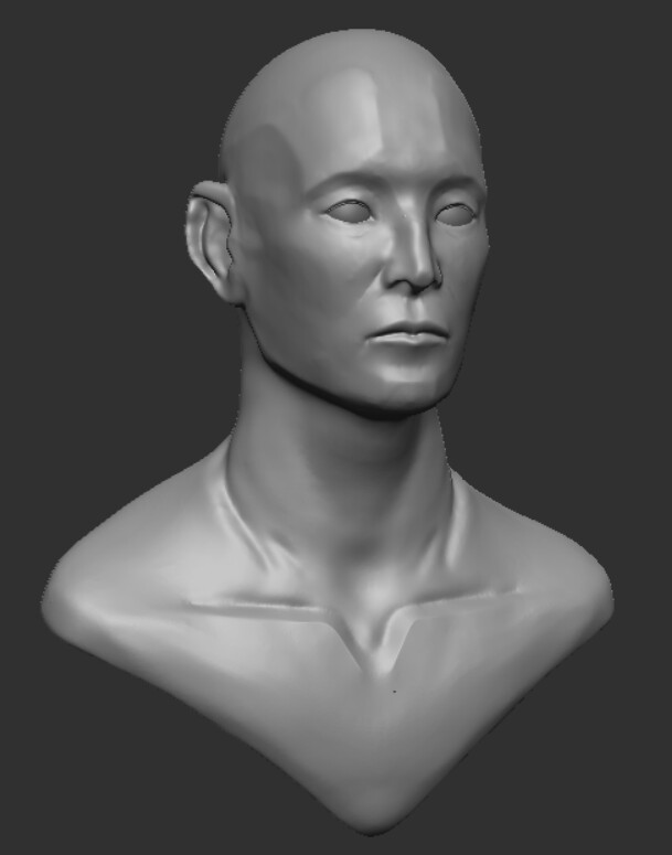 ArtStation - Male Anatomy Practice Sculpt