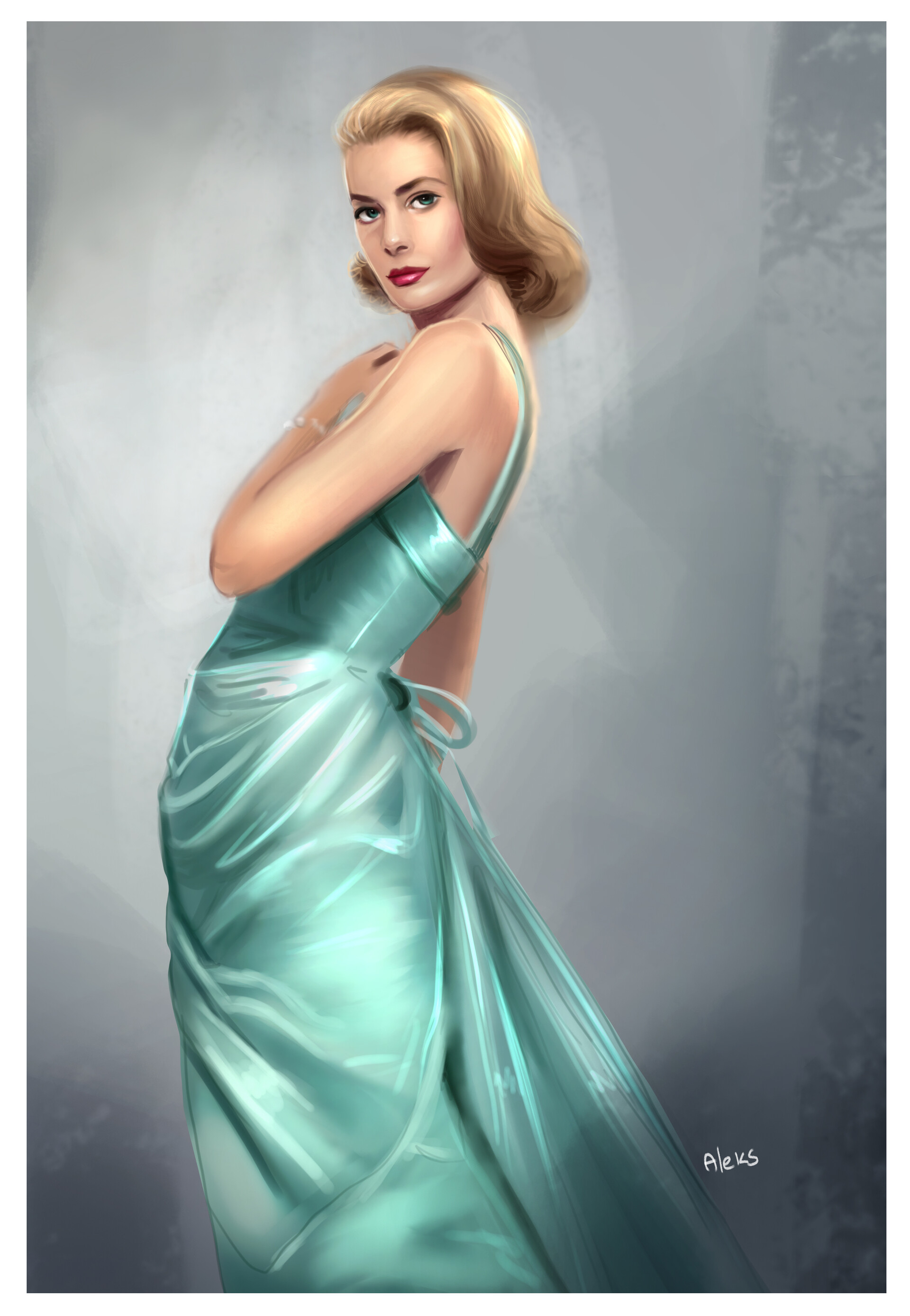Artstation grace kelly princess of monaco