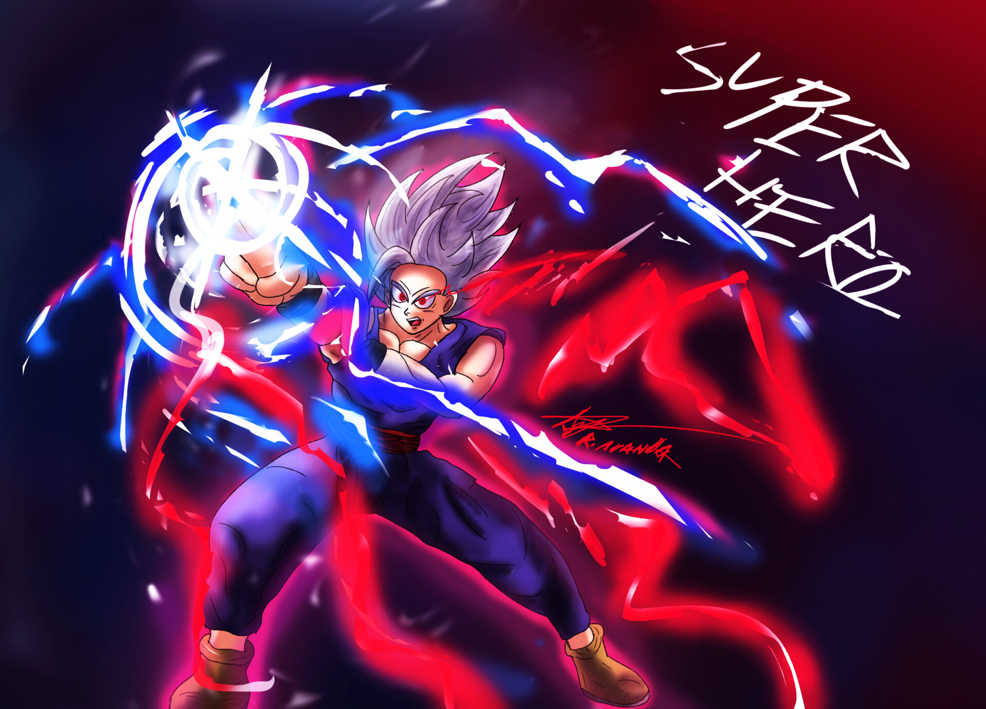 ArtStation - SON GOHAN - Dragon Ball Super [Super Hero]