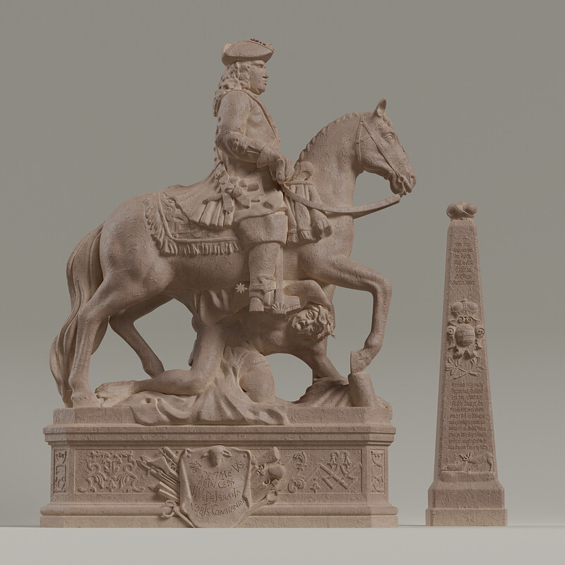 Equestrian Monument Reconstruction