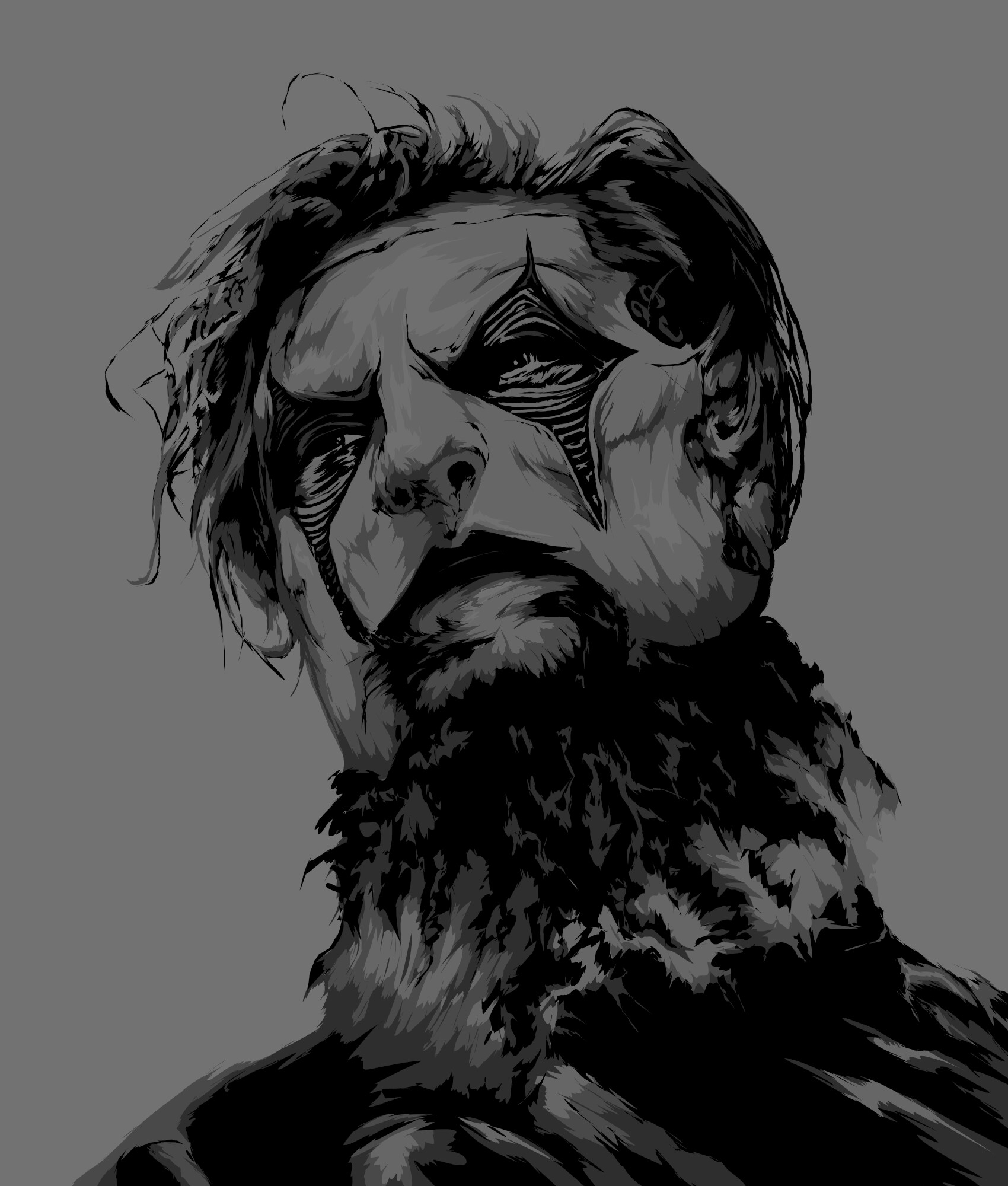 JIm Root Slipknot Illustration 2 by Shaypro TUBER