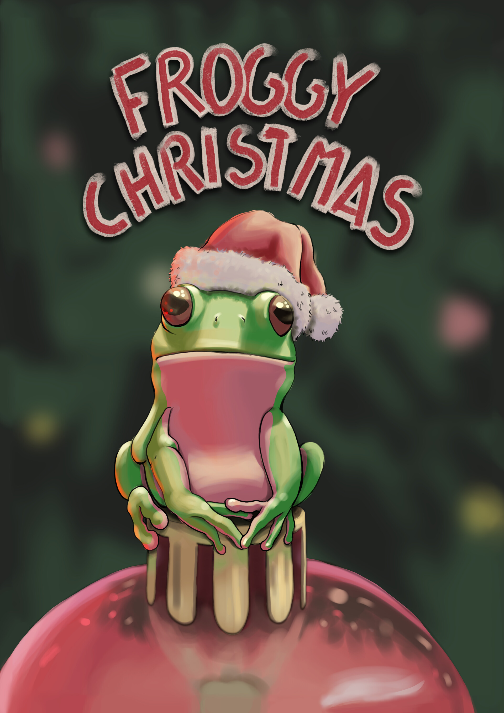 ArtStation Froggy Christmas