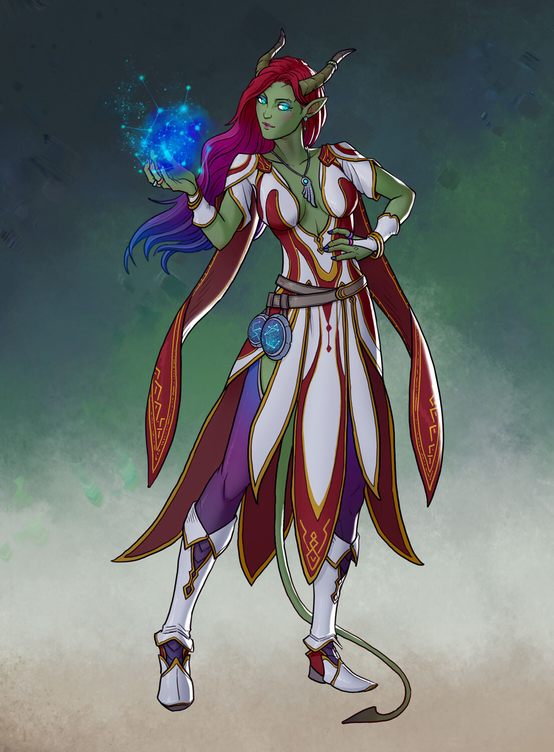 Layna Astralis, Tiefling Sorcerer