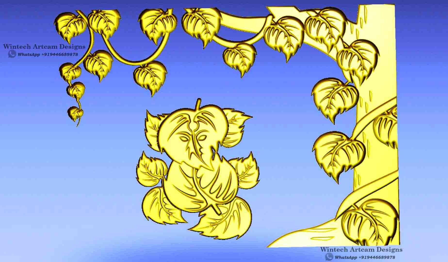 Krishnaa 3d design cnc artcam