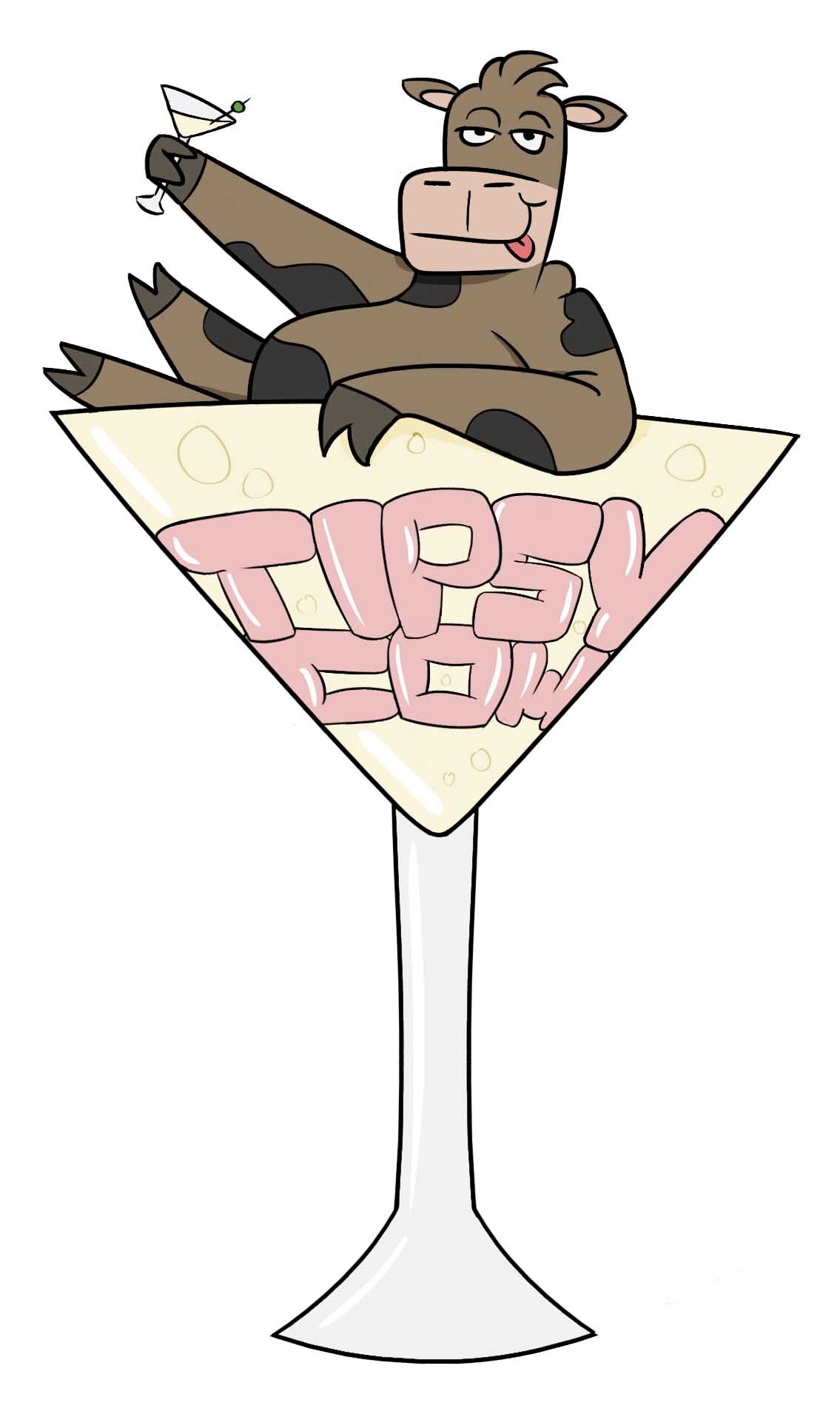 Artstation tipsy cow logo