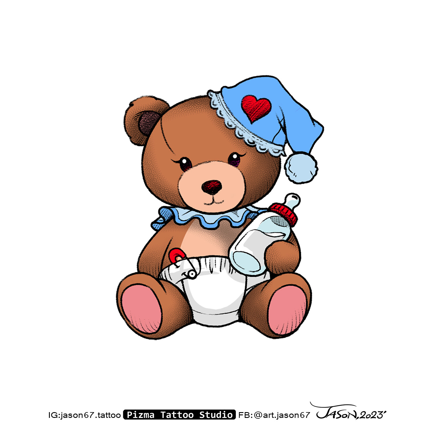 Teddy Bear Tattoo Images Browse 2326 Stock Photos  Vectors Free Download  with Trial  Shutterstock