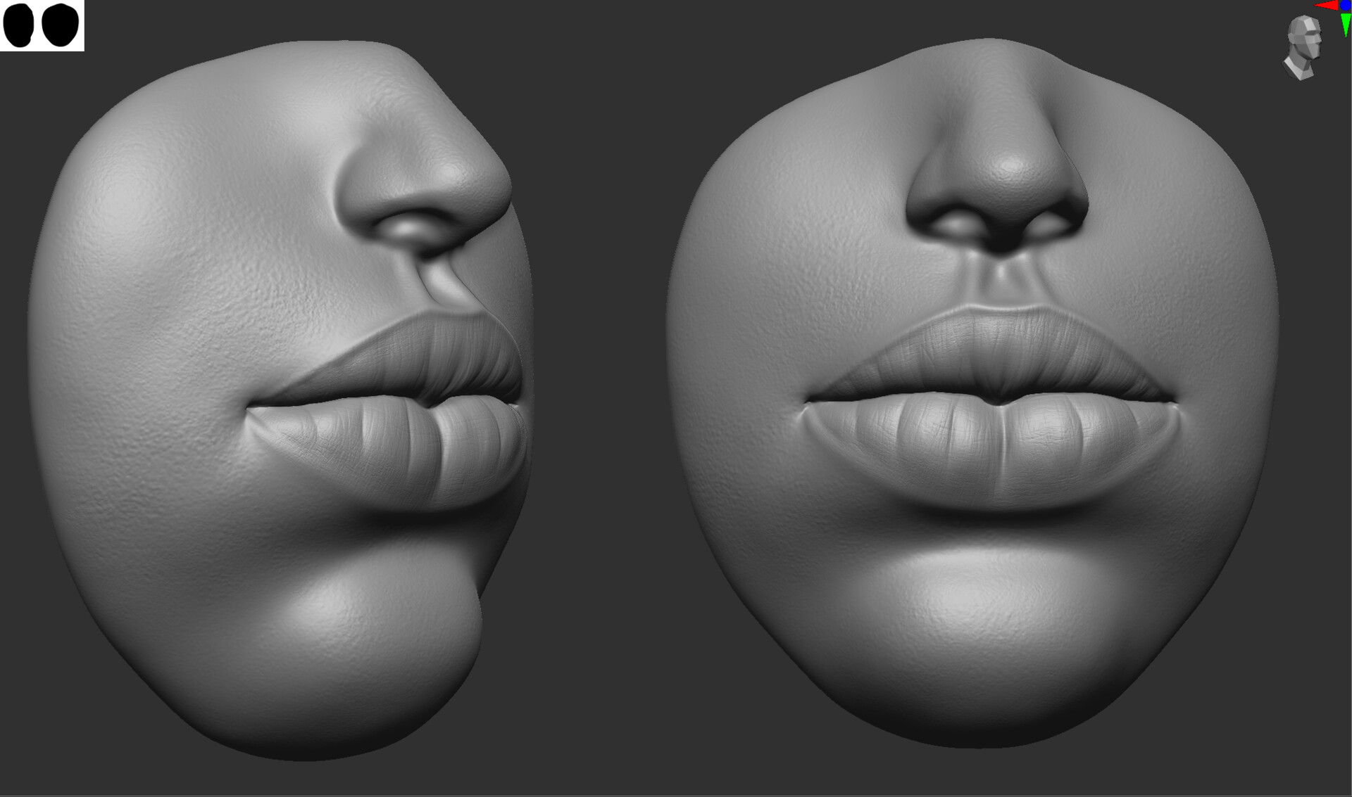 ArtStation - Lips In three styles