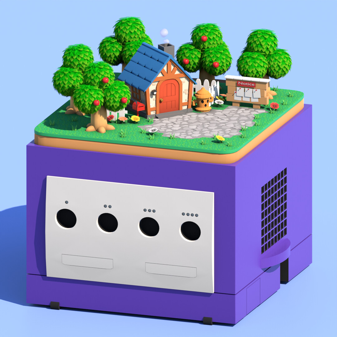 ArtStation Animal Crossing Gamecube