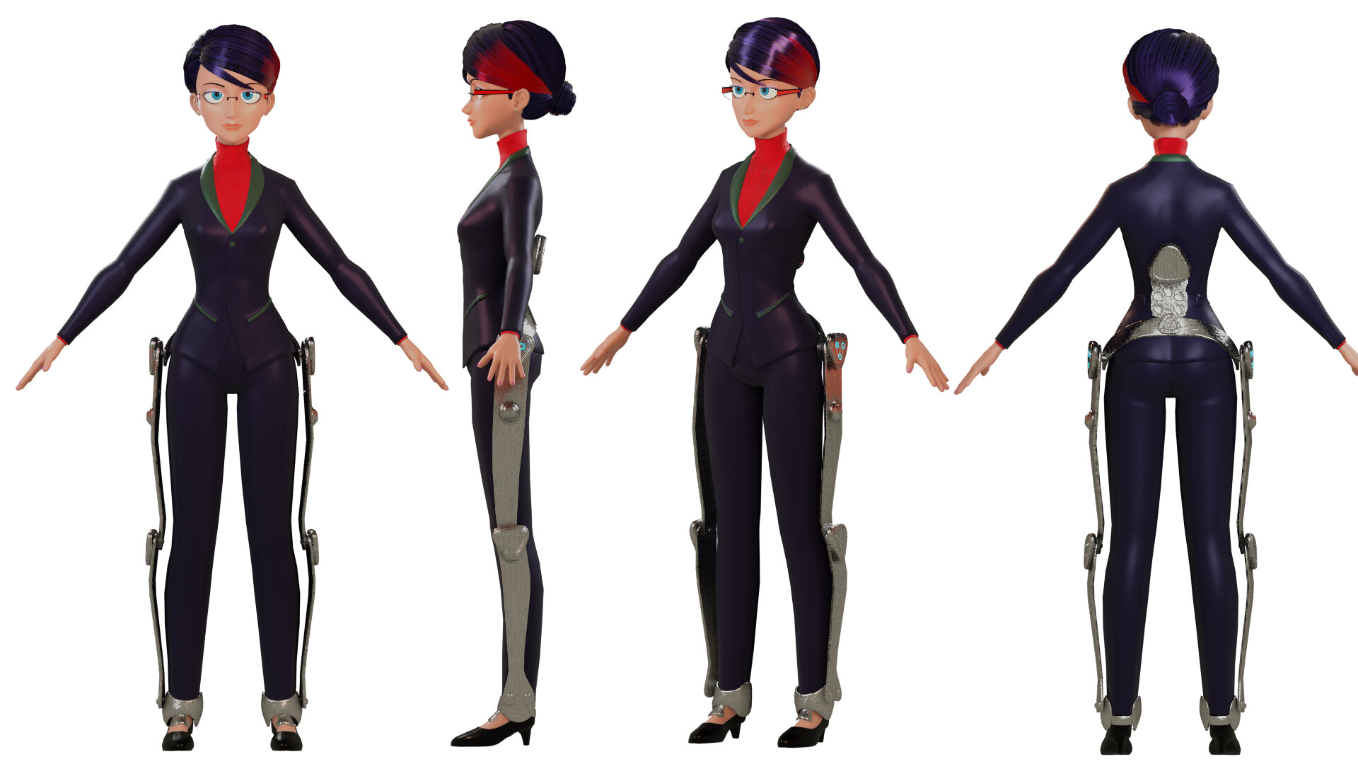 ArtStation Miraculous Meu projeto de Modelagem 3D da Nathalie