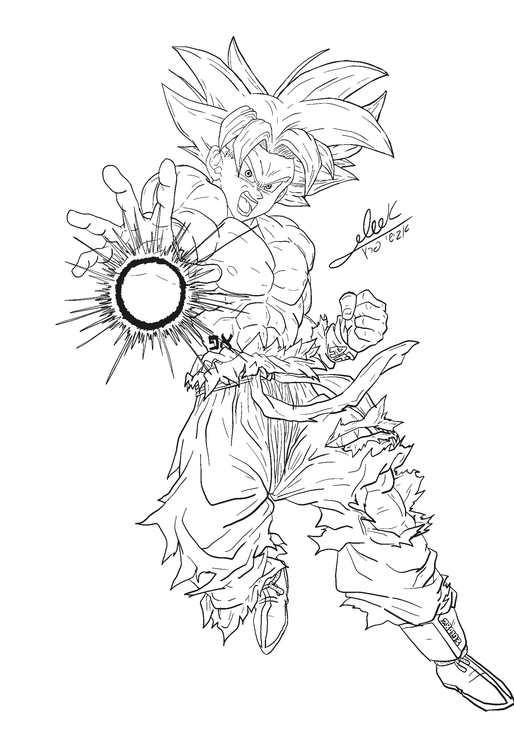 SPOILER] [OC] Decided to draw UI Goku in the old Namek manga style. Hope  you like it! : r/dbz