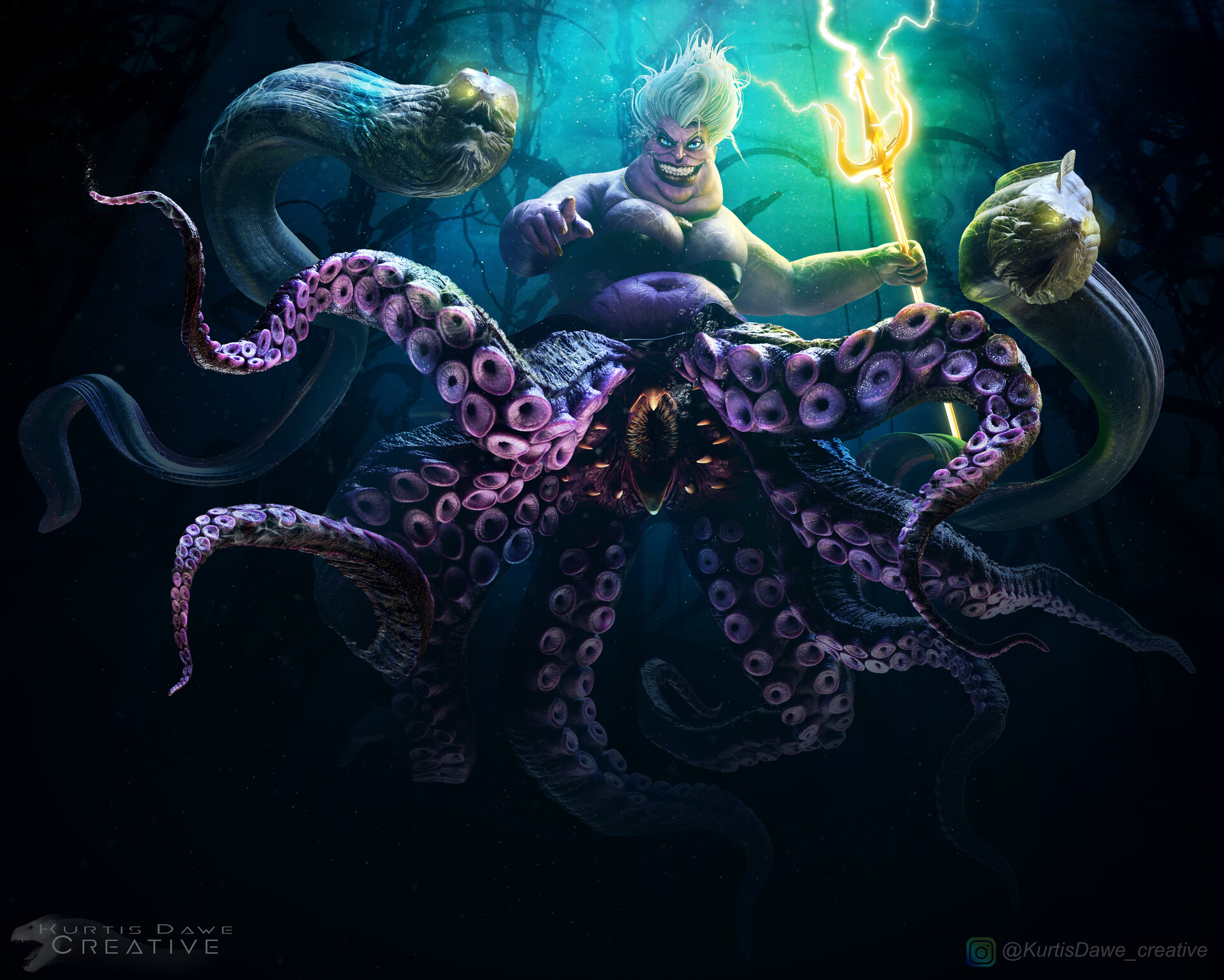 ArtStation Ursula Little Mermaid Octopussy