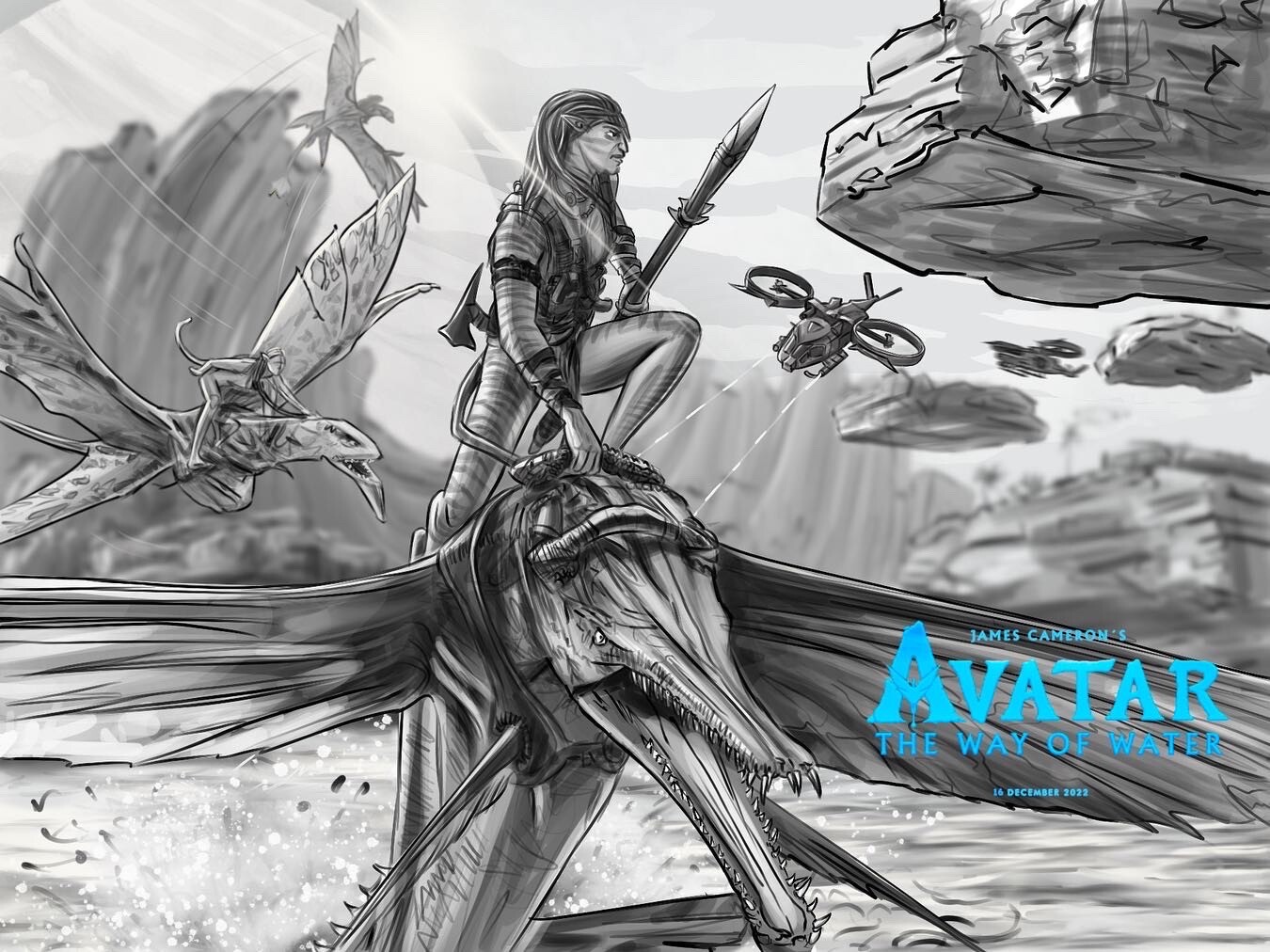 Artstation avatar 2 way of water concept art