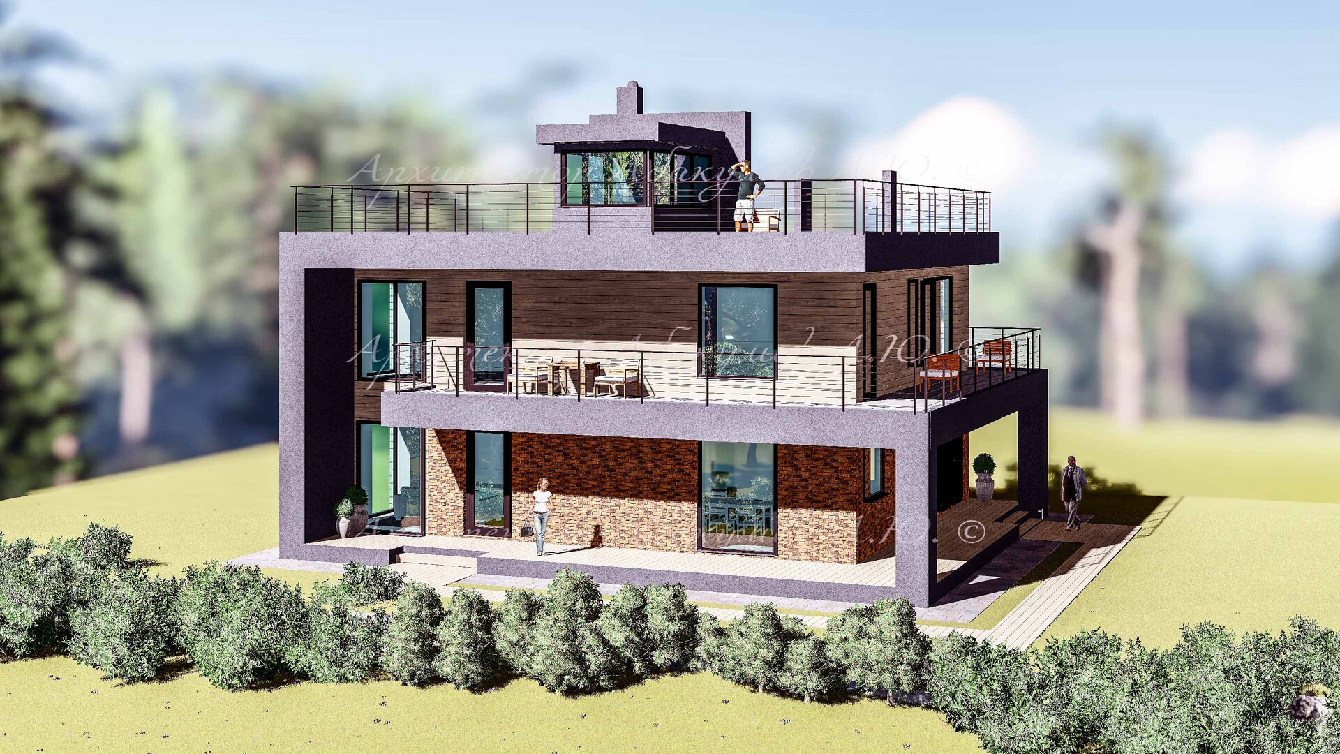 Металлический дом в Кущёвскую 3D-тур