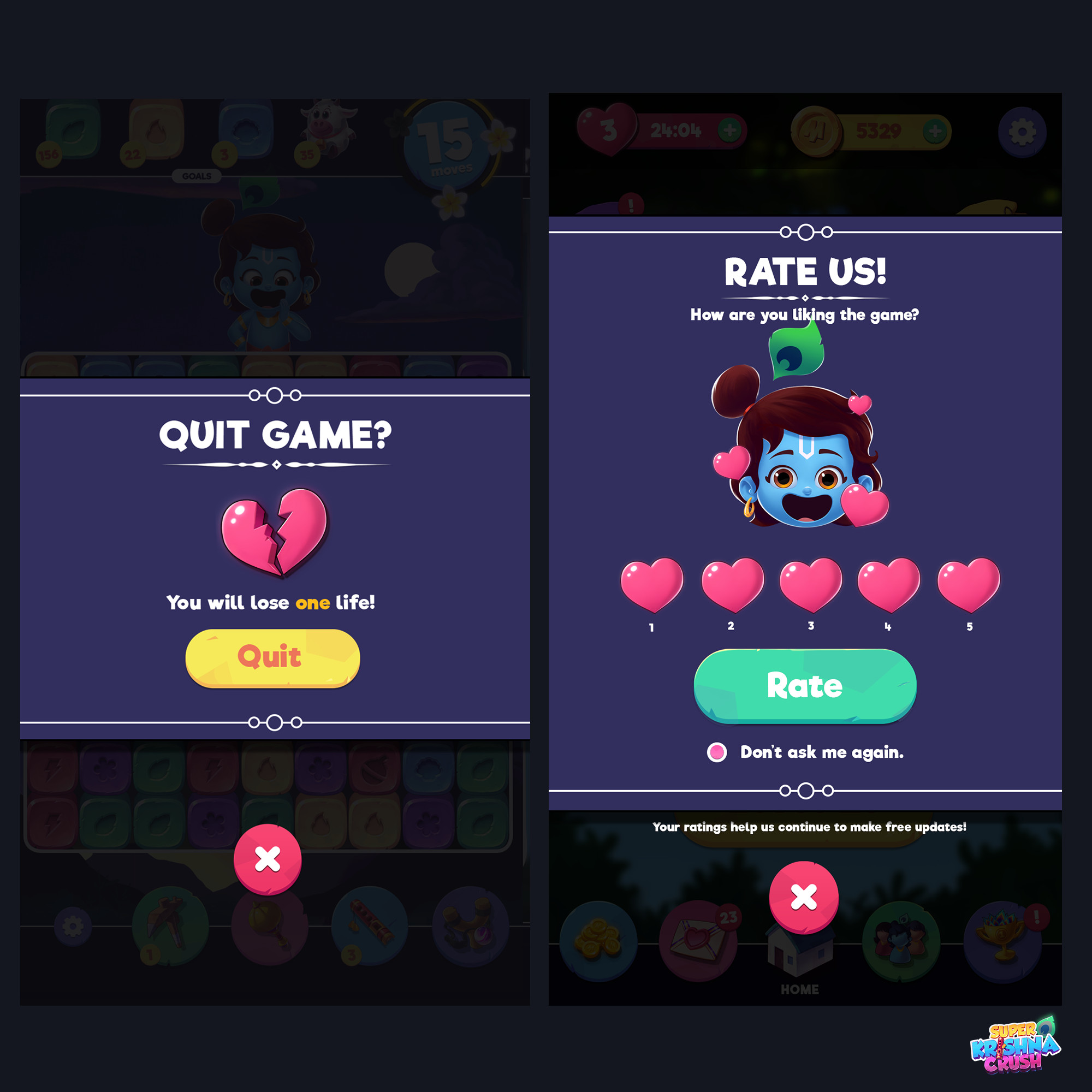 UI Screens