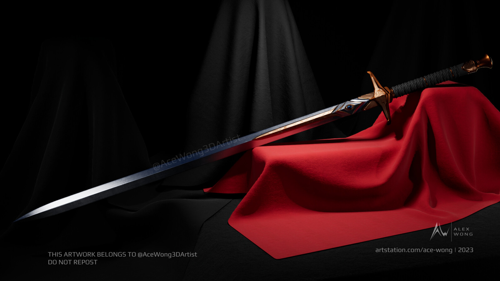 Full view of the sword