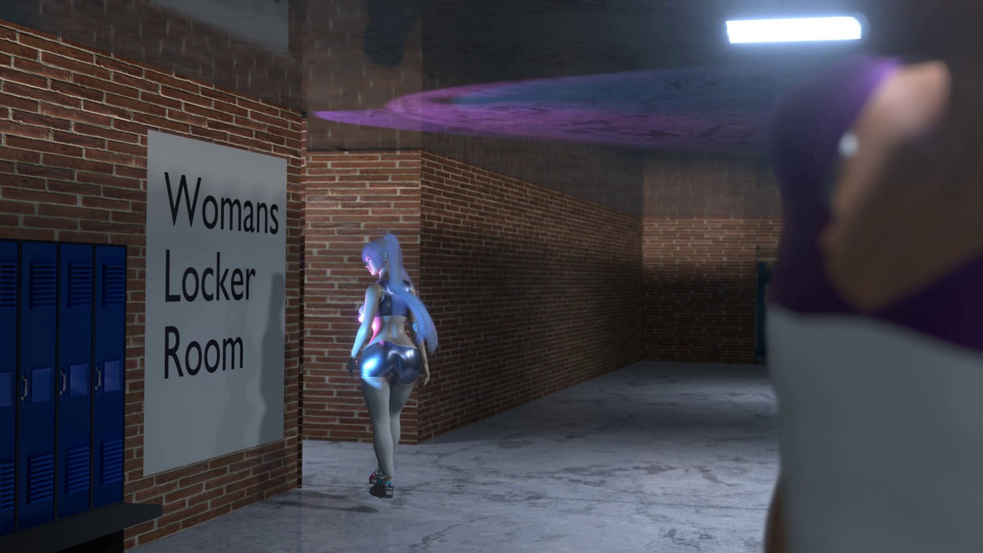 Matthew - My Guy Sneaks into the Girls locker Room Sexy Full animated