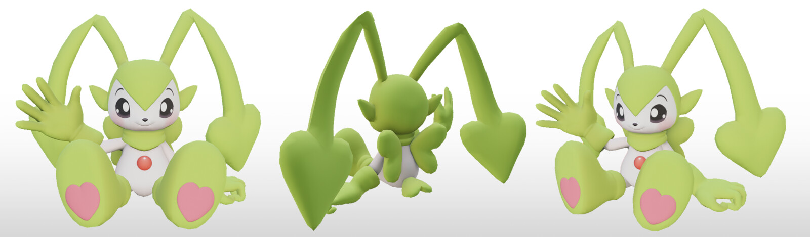 Multiple angles of pose 2