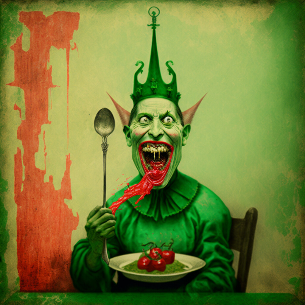 Cherry Tomato Vampire 

AI Art | made with Midjourney v4 | otticcreative 2023