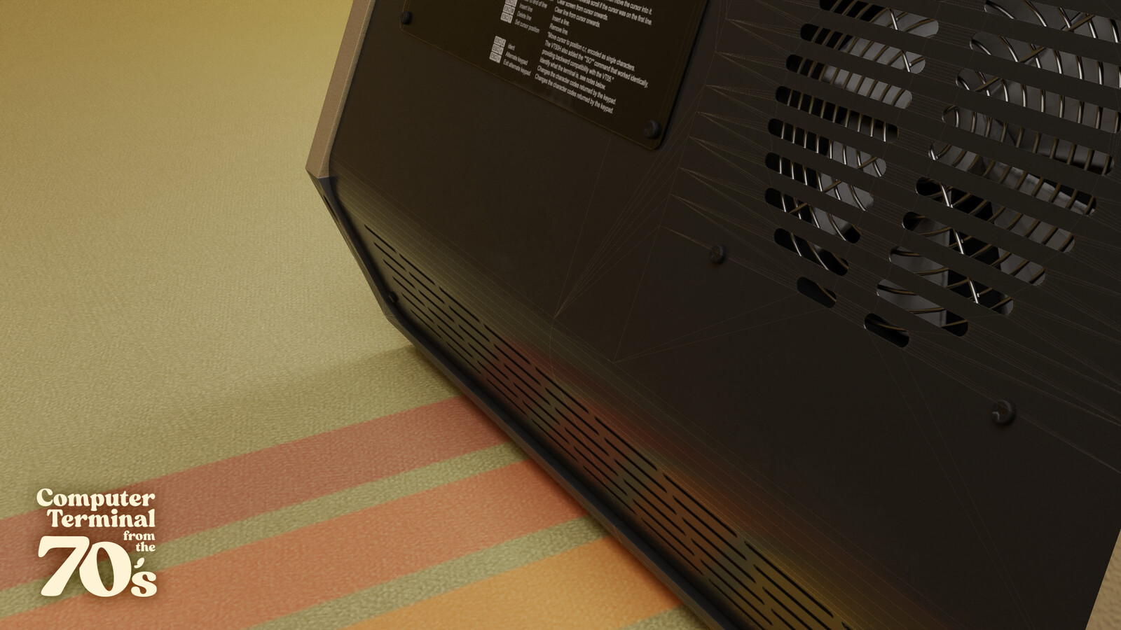 low poly wireframe