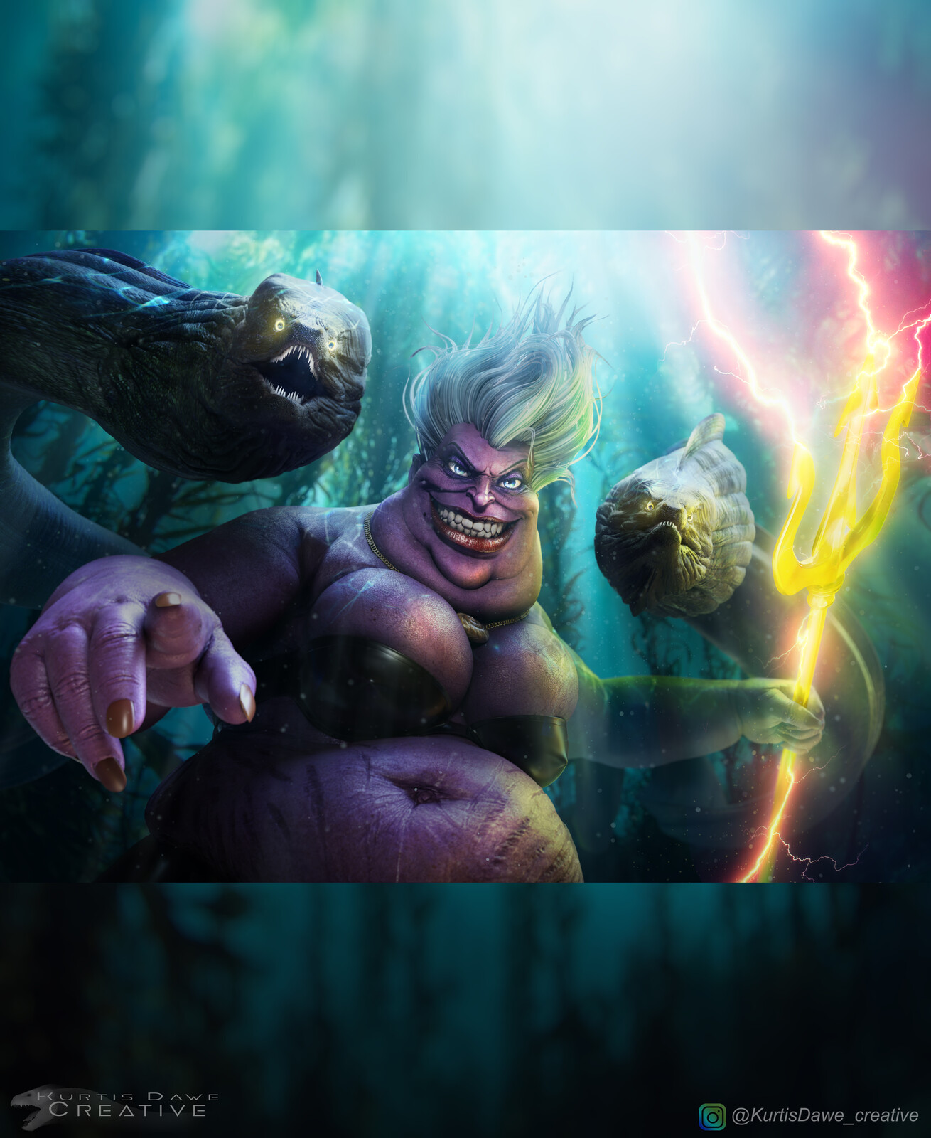 Realistic Evil Ursula Little Mermaid