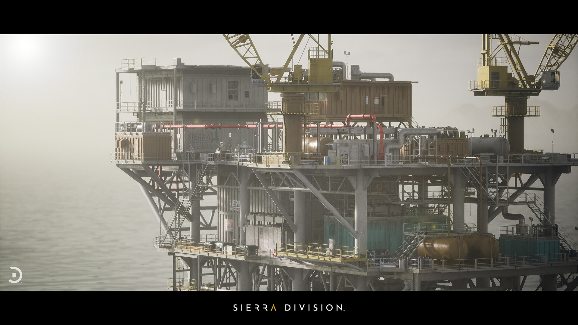 Jacob Norris - Modular Oil Rig and Industrial Sci Fi - Sierra Division