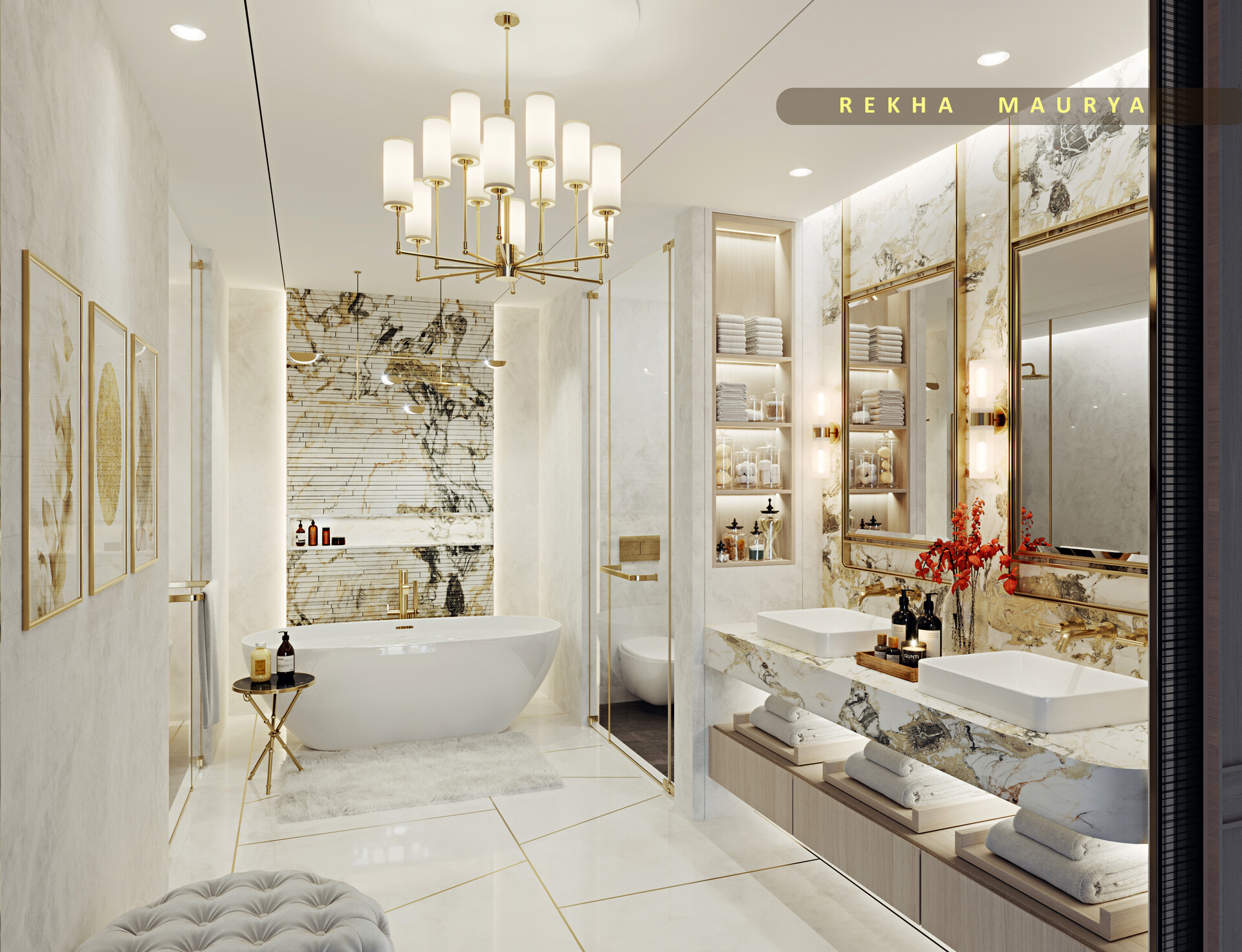 ArtStation - Luxury Bathroom