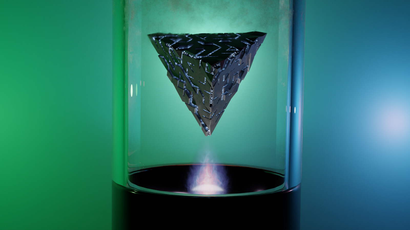 Nanostructure artefact
