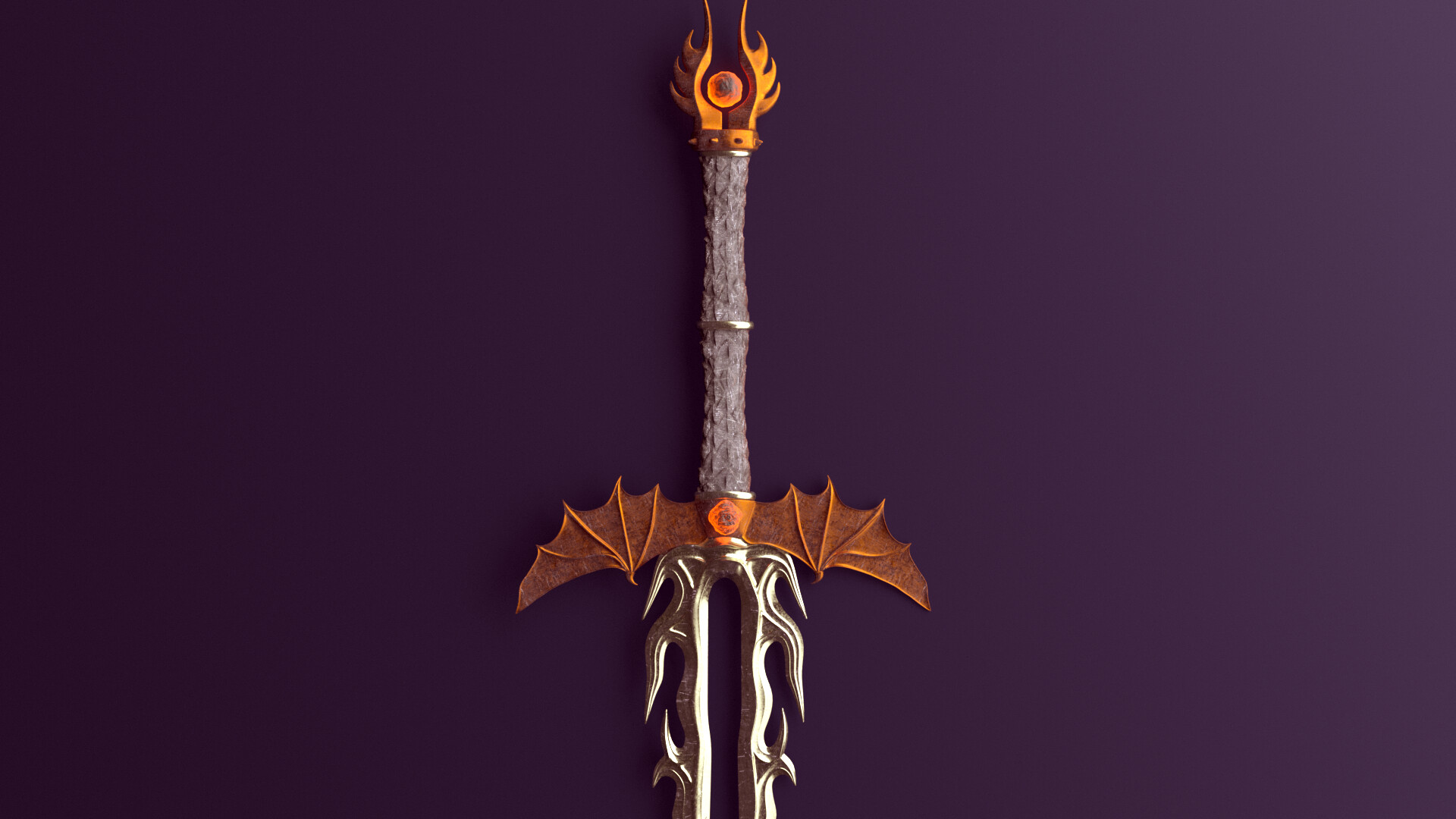 ArtStation Dragon's Fire Sword