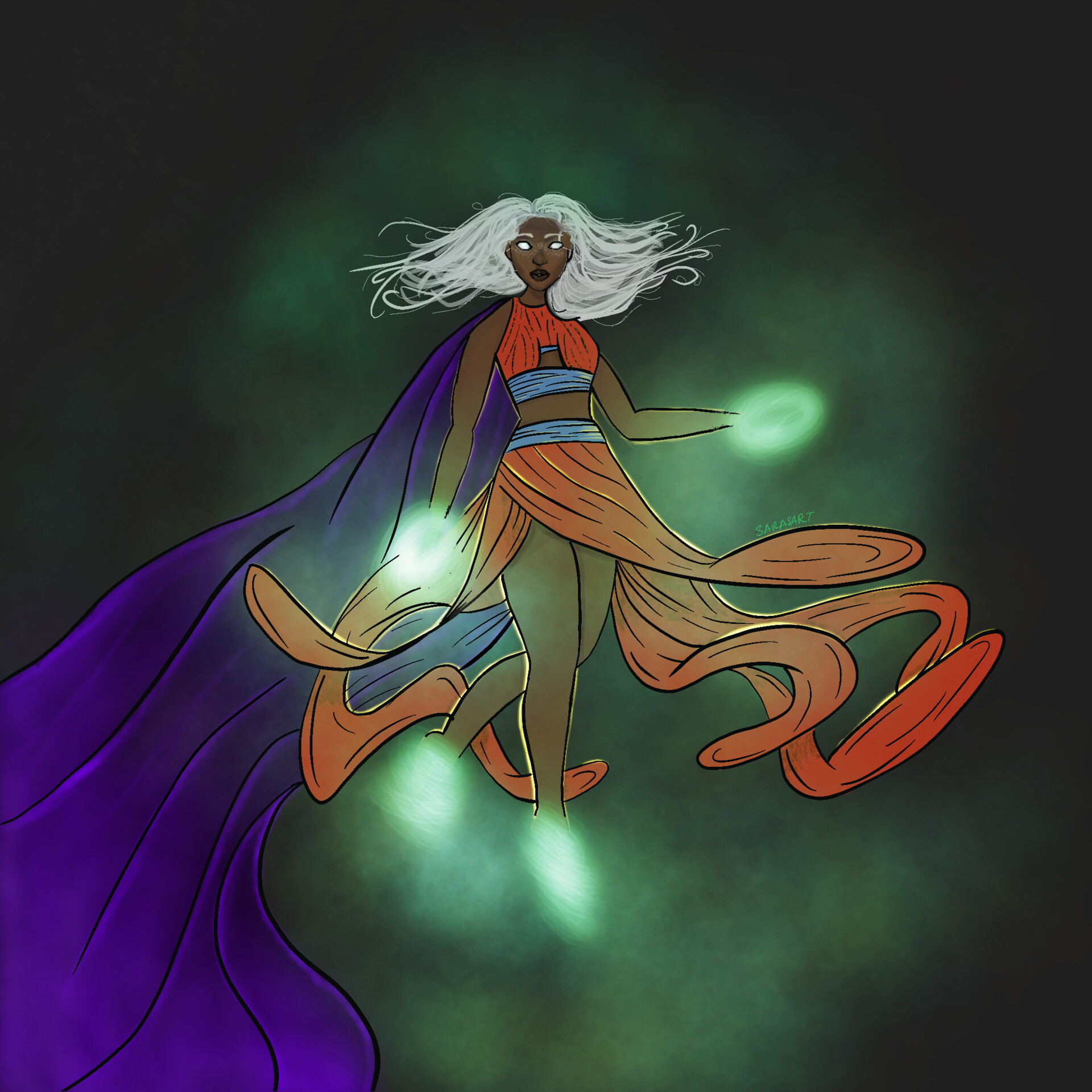 ArtStation - Fanart Zélie from "Children from blood and bone"