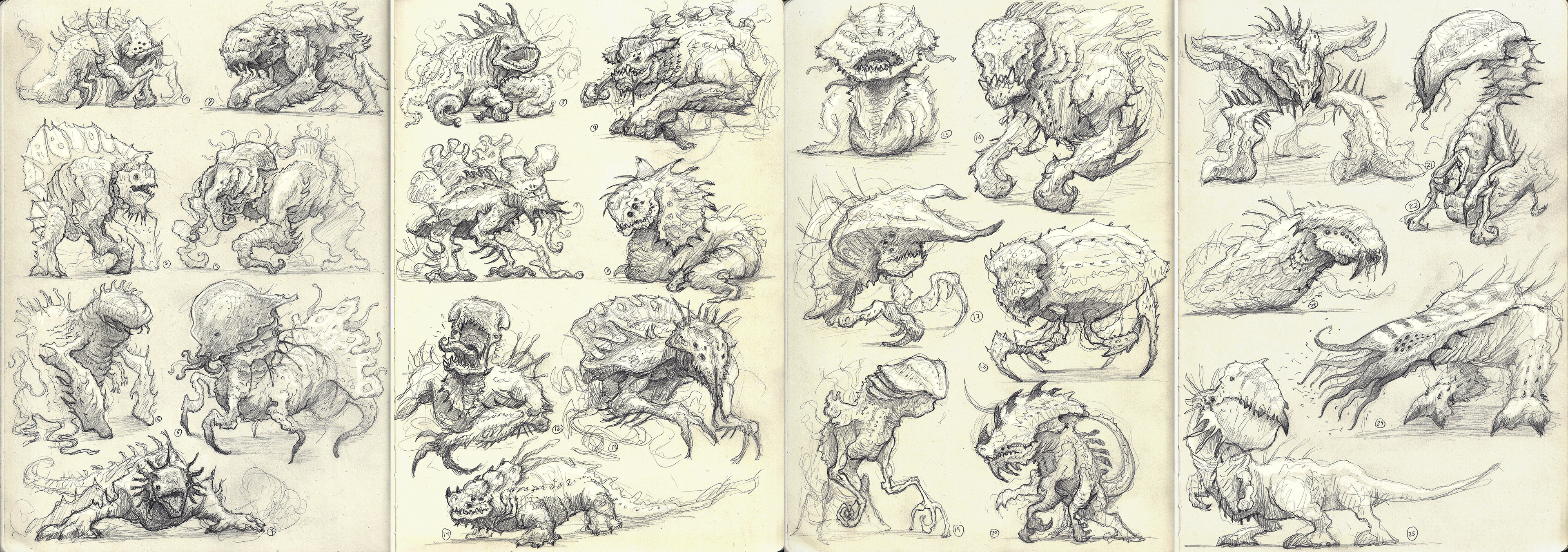 Exploration sketches.