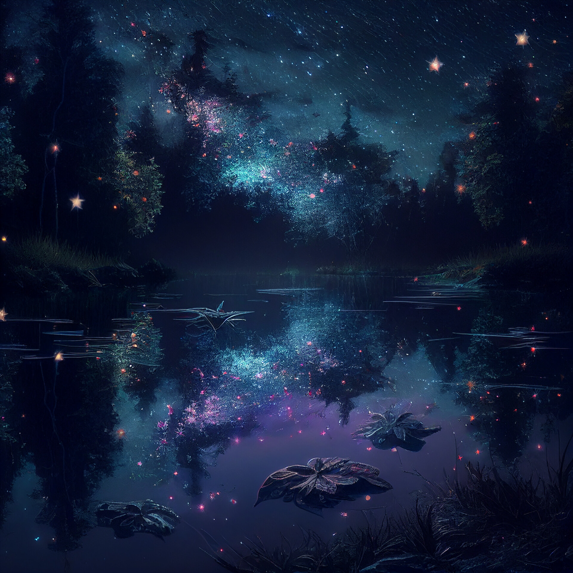 ArtStation - Inspiration of Les Nymphéas de Claude Monet