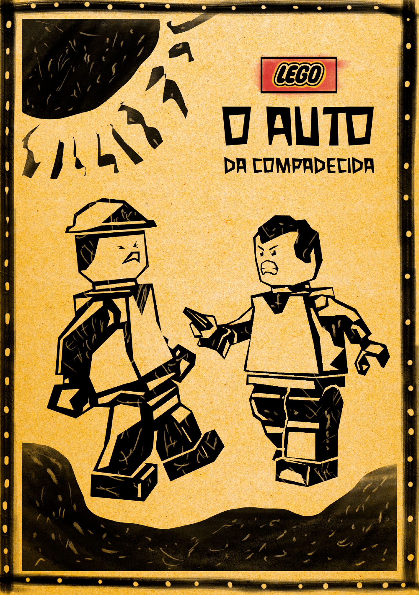 ArtStation - O Auto da Compadecida - LEGO, image size:1750x2483