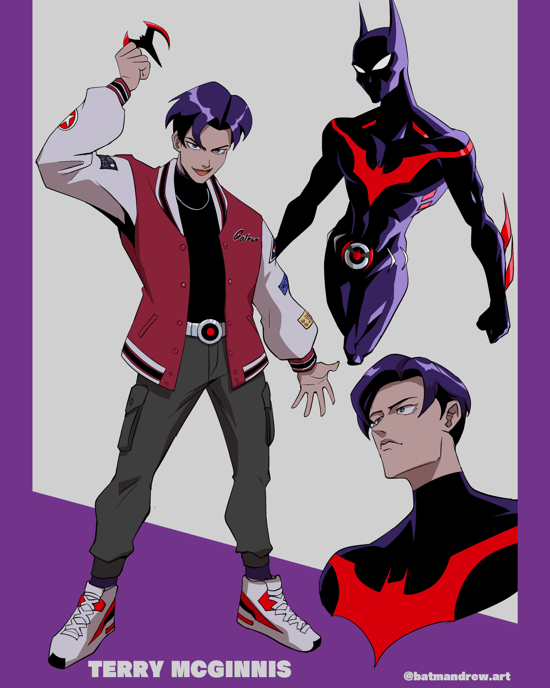 Andrew Gong - Batman Beyond Concept Art