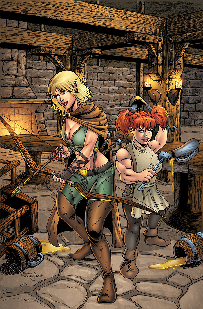 Fallen Leaves 2 cover 

Pencils, inks, and colors by Sean Forney