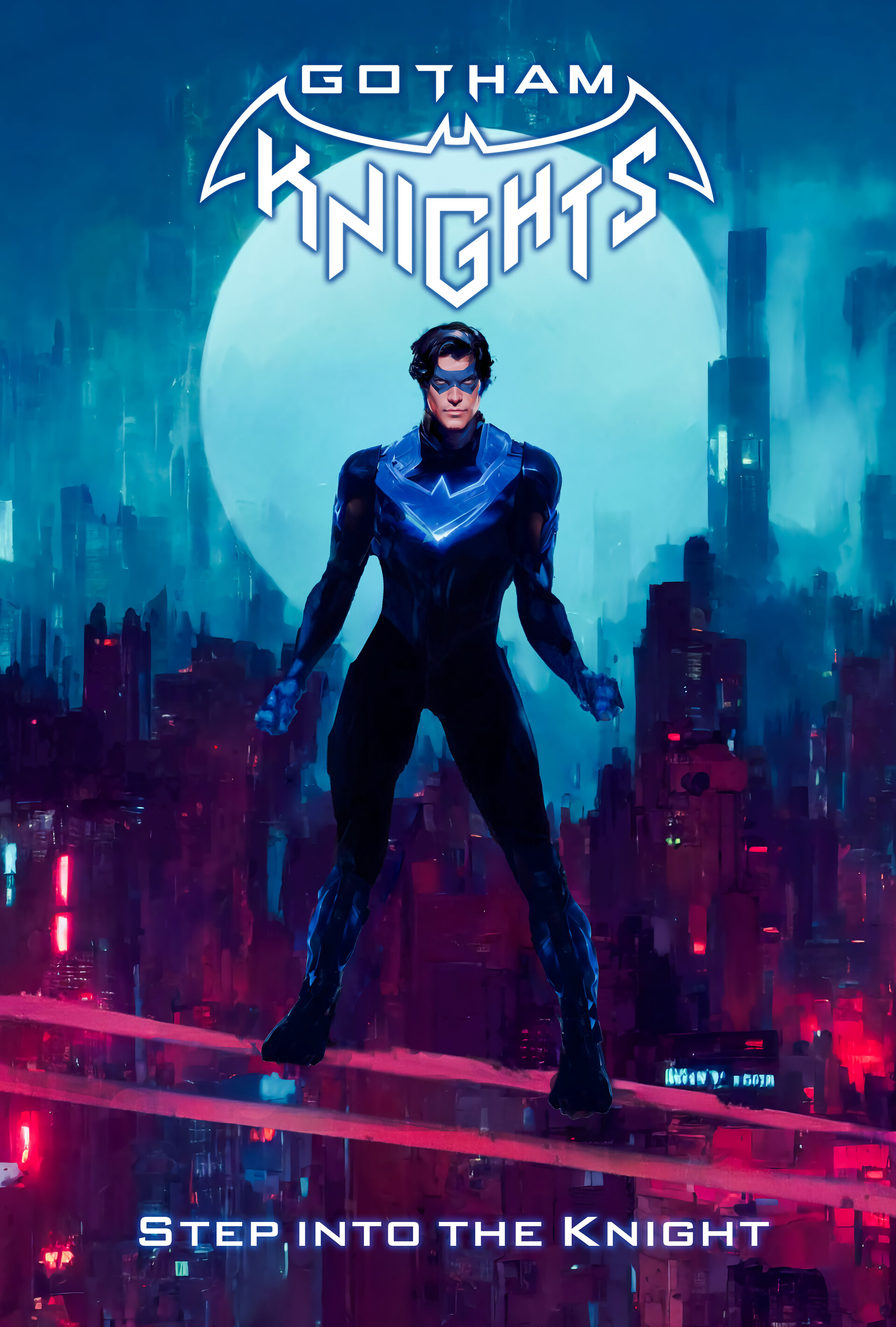Nightwing rough concept poster