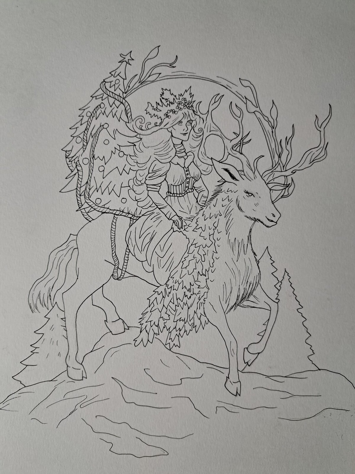 Inked Drawing - concept