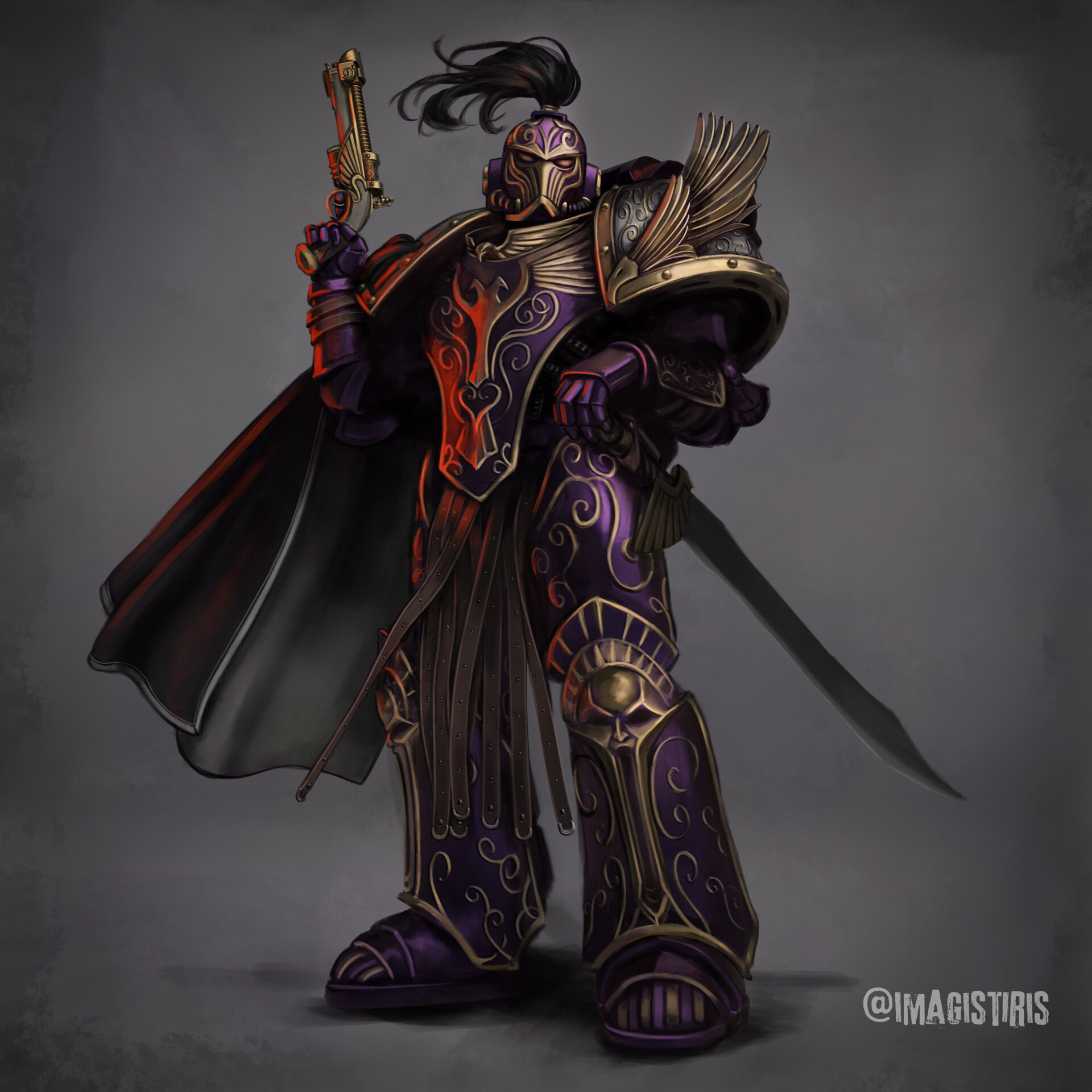 Artstation emperor s children warhammer 30k fanart