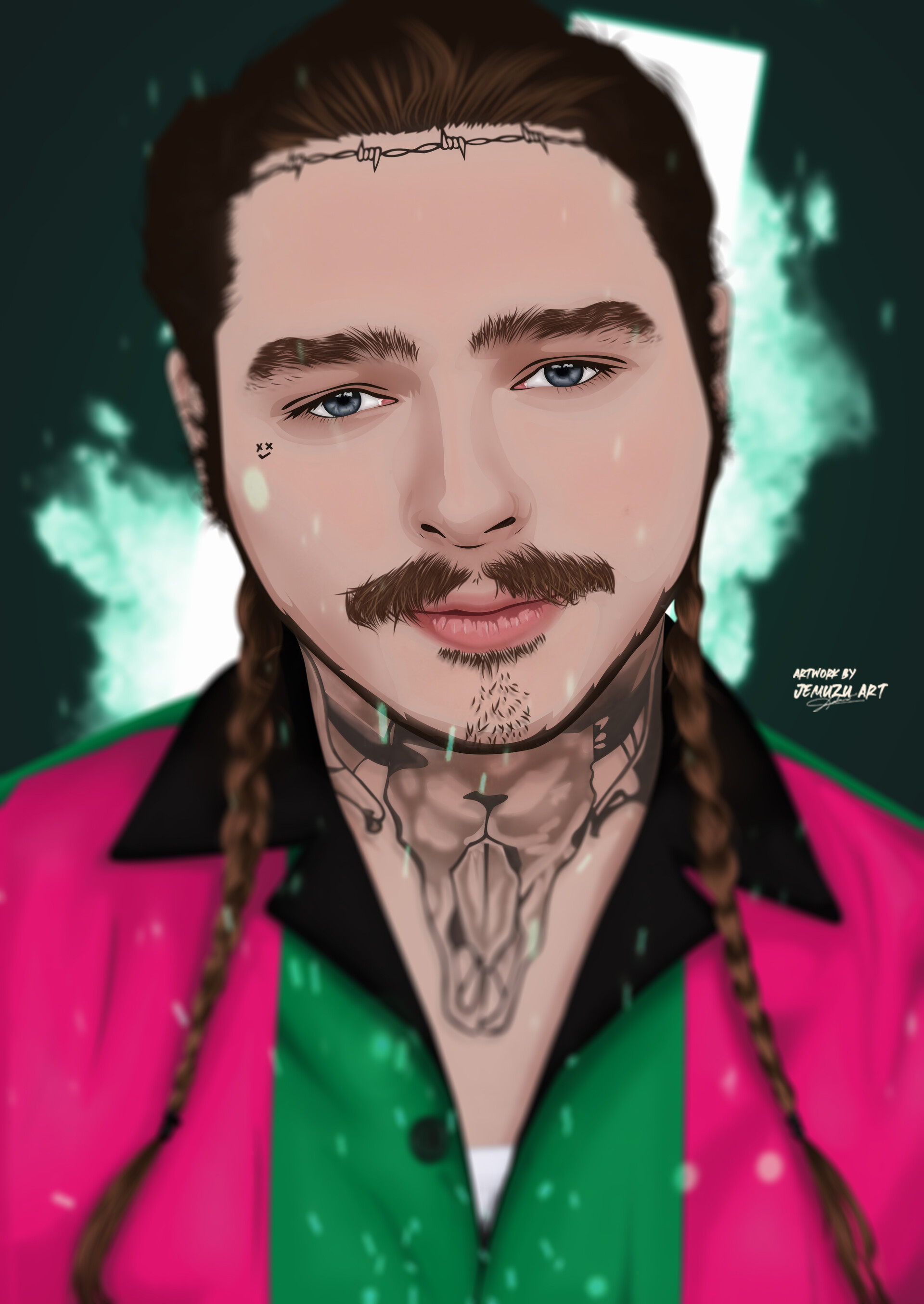 ArtStation - POST MALONE (Vexel Art)