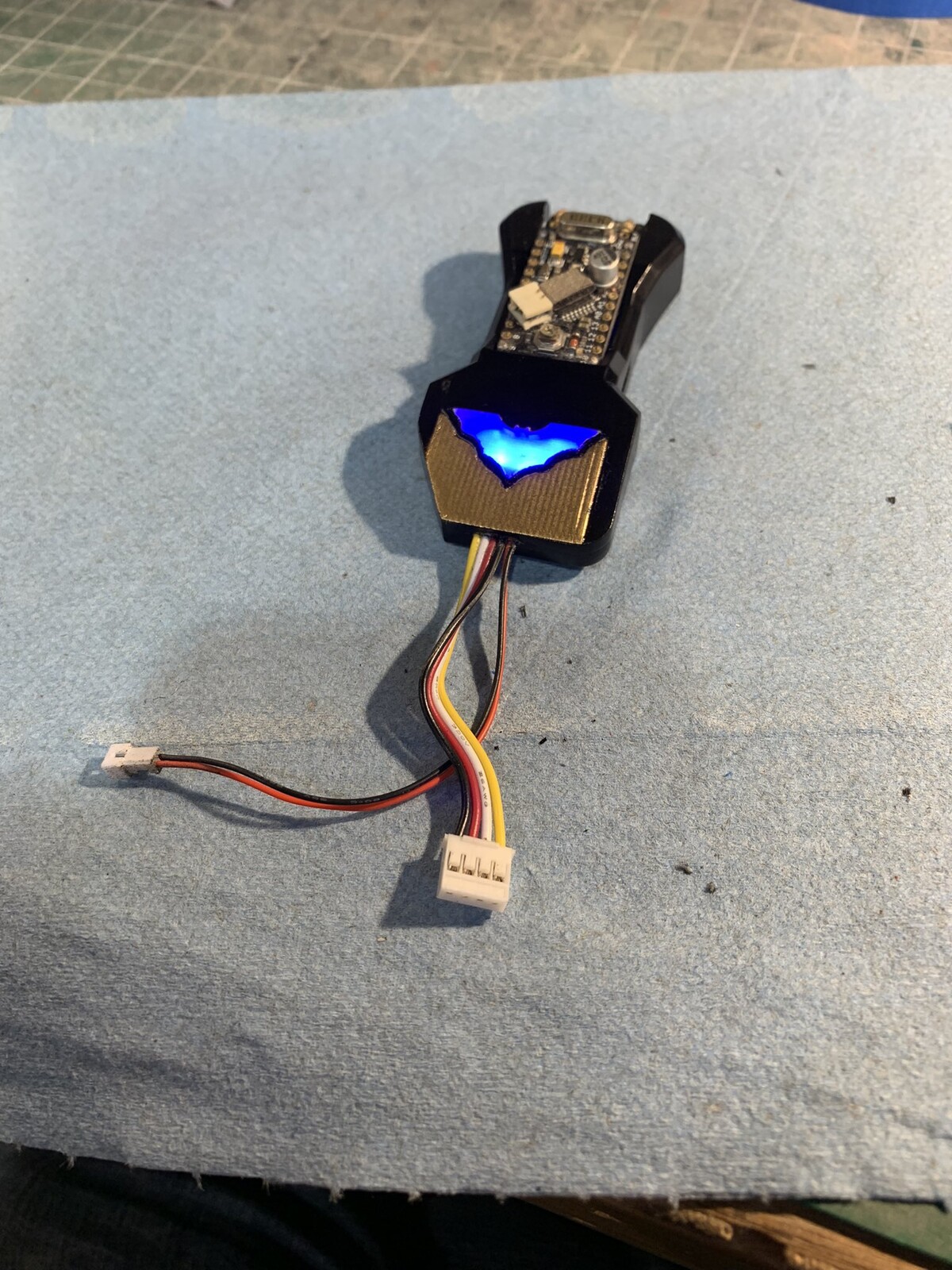 Batwing Suit AI Module. Designed and assembled by me.