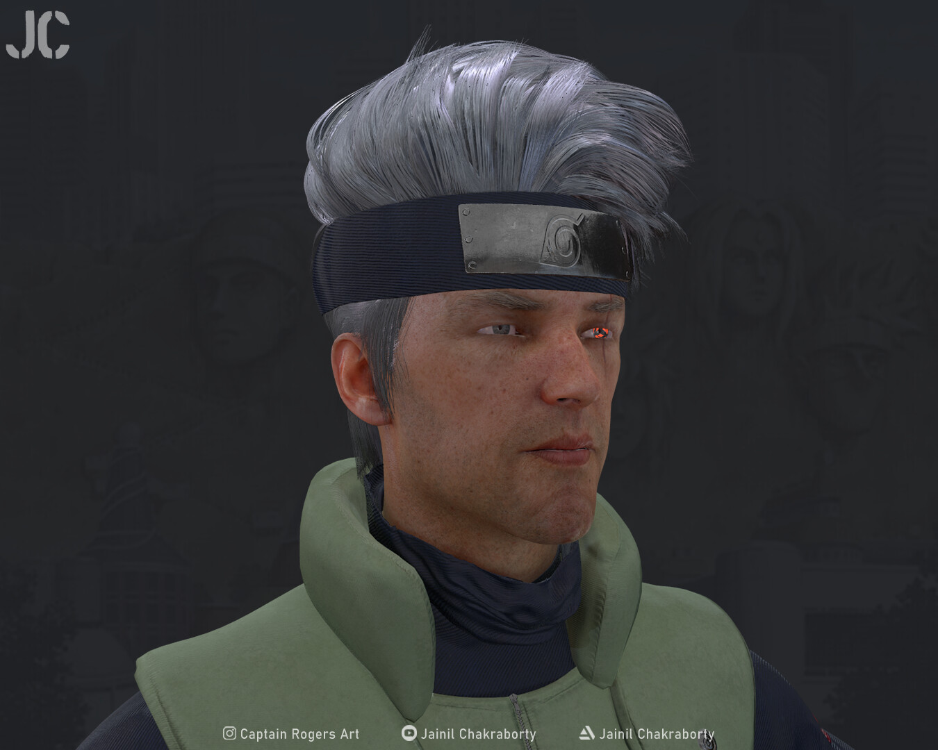 ArtStation - Hatake Kakashi - Naruto - PORTRAIT