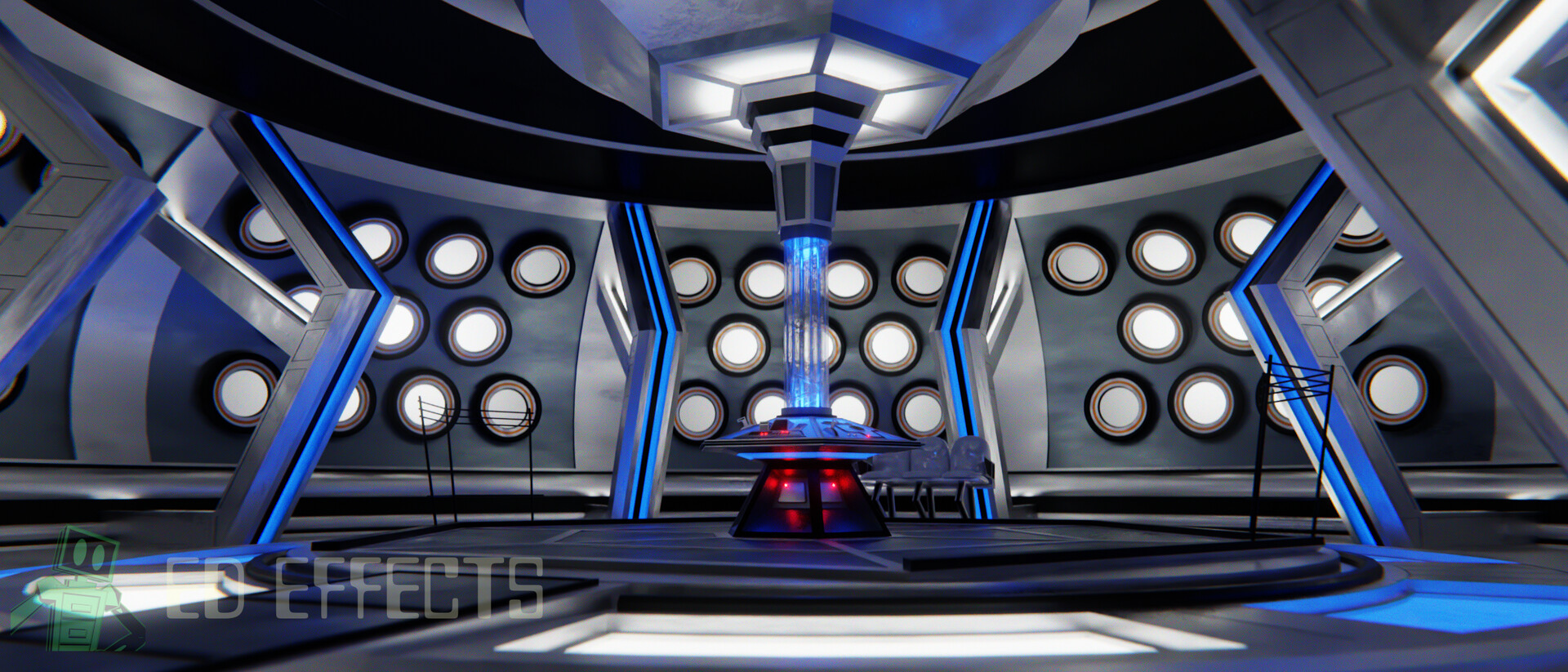 ArtStation Custom Tardis Interior