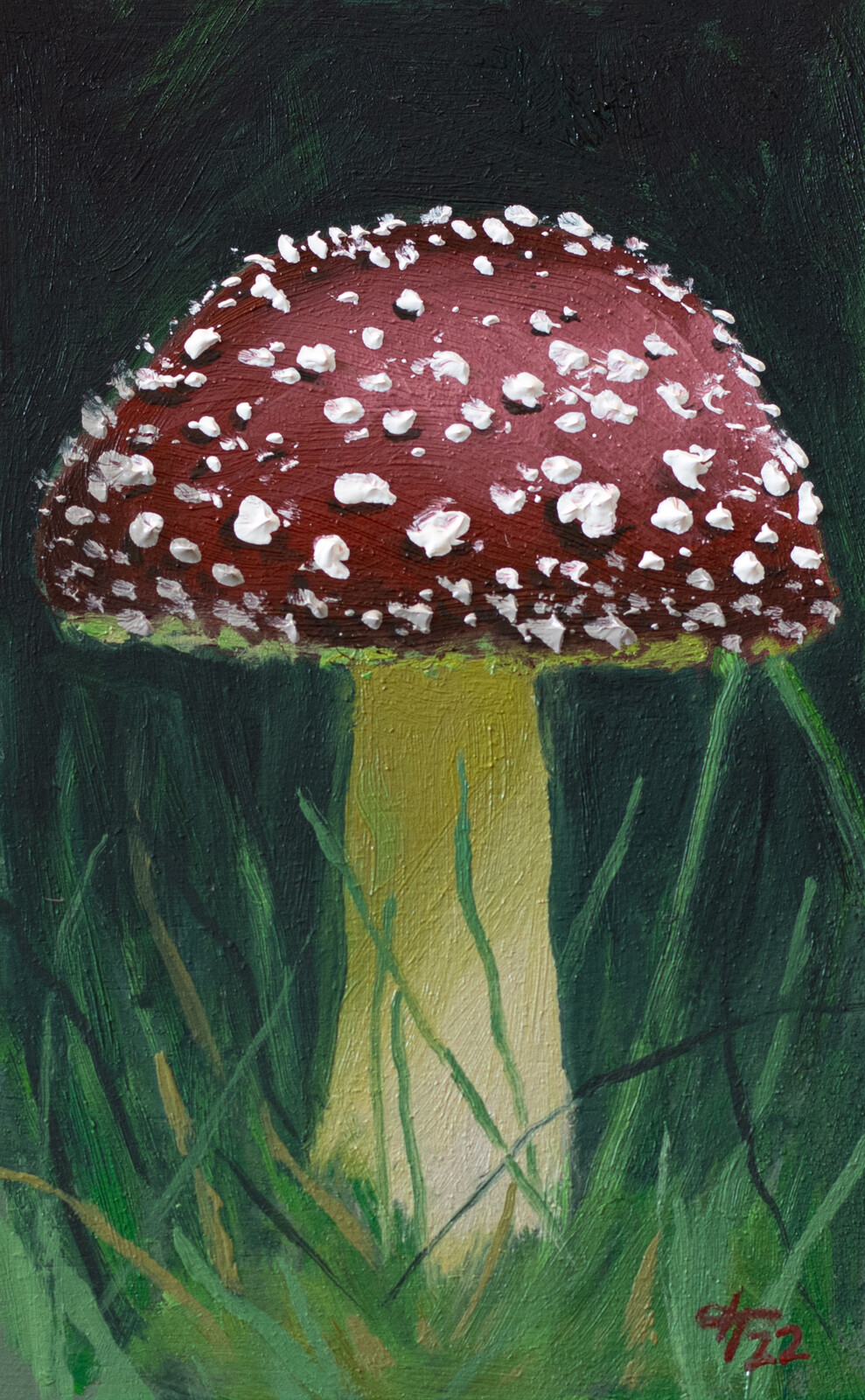 Mini Mushroom Paintings