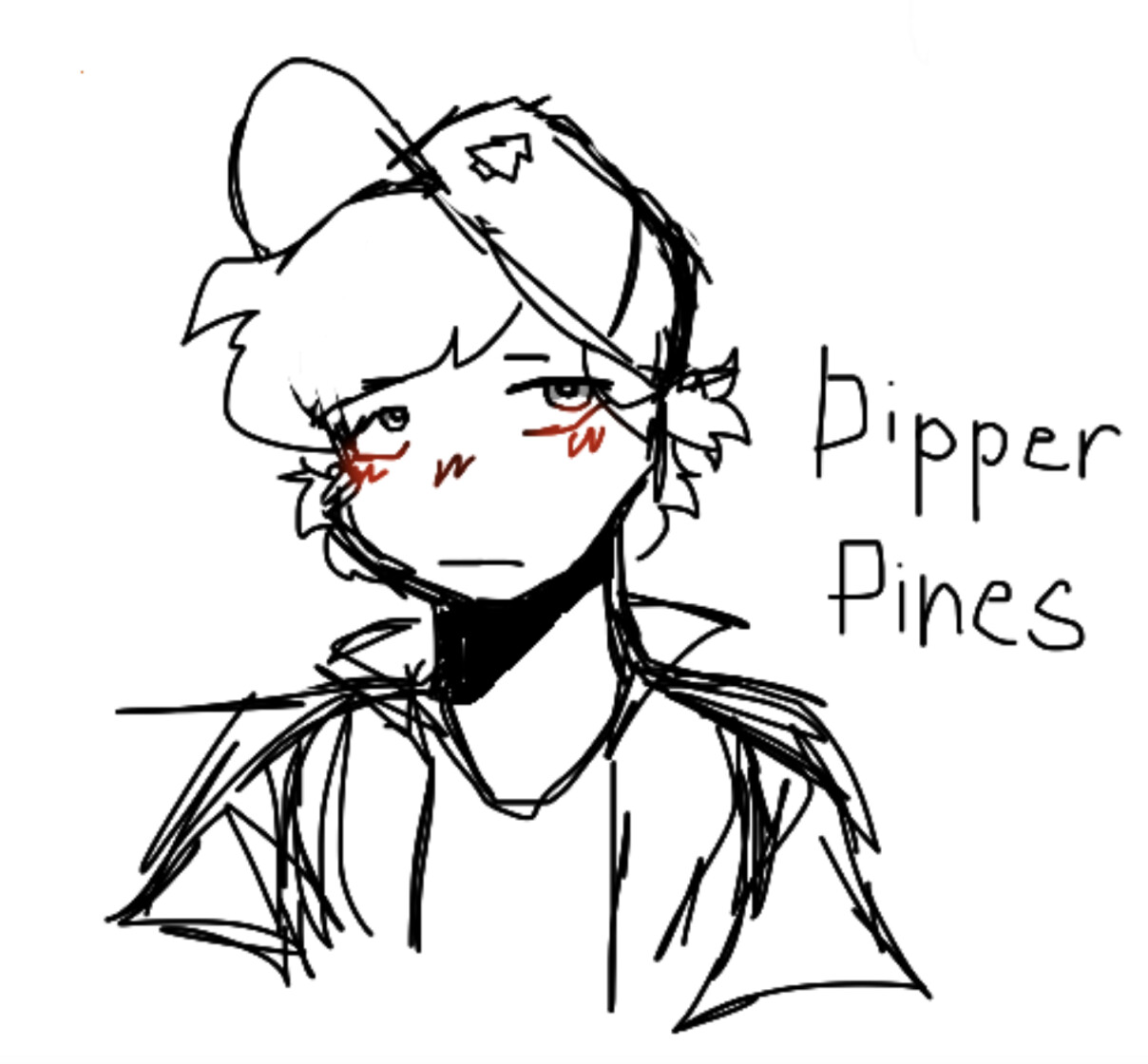 Dipcifica, if that counts, or Dipper and Mabel as babies! (One of my  favorite things you draw 😍) – @stephreynaart on Tumblr, image size:1208x1120