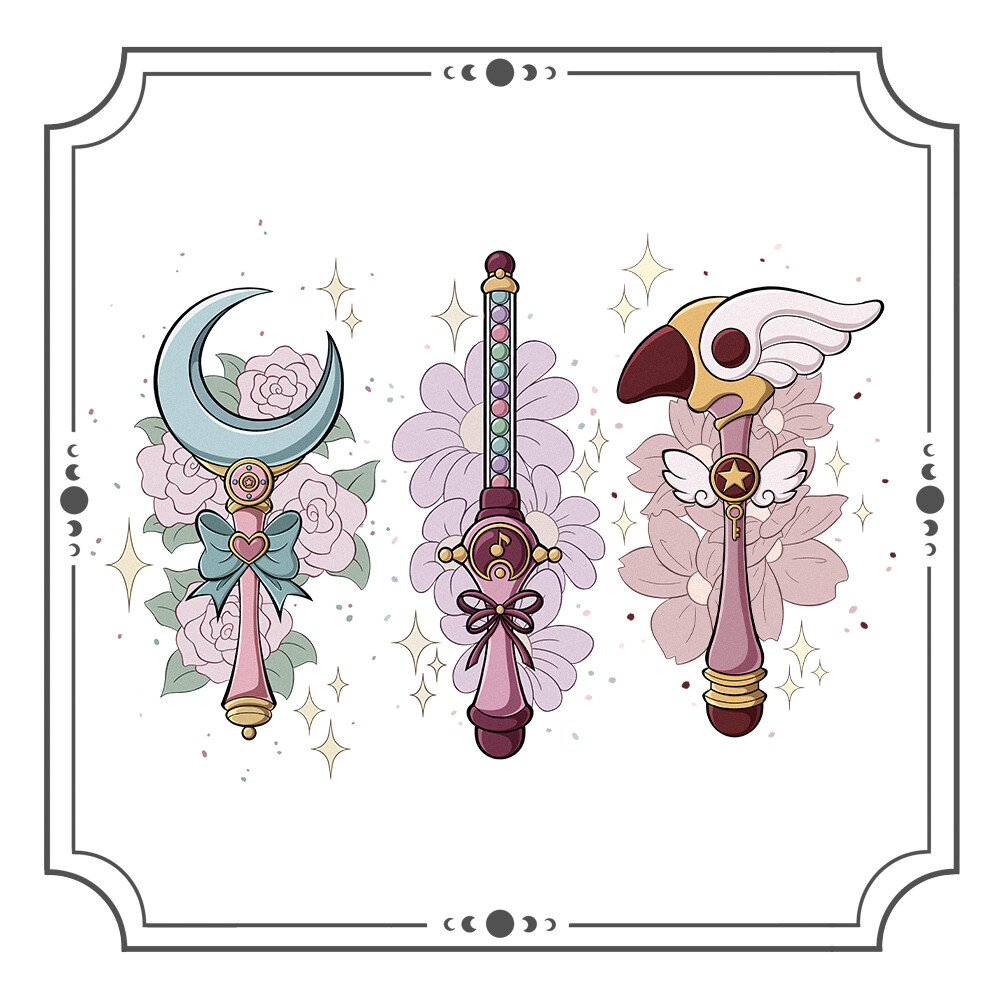 ArtStation - Magical Girls Wands