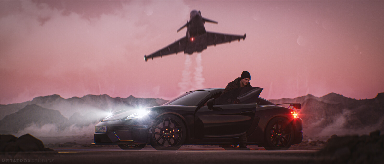 Porsche Sunset