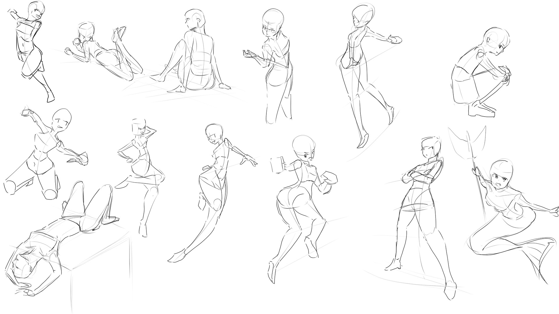 Sumo - Works - Pose references