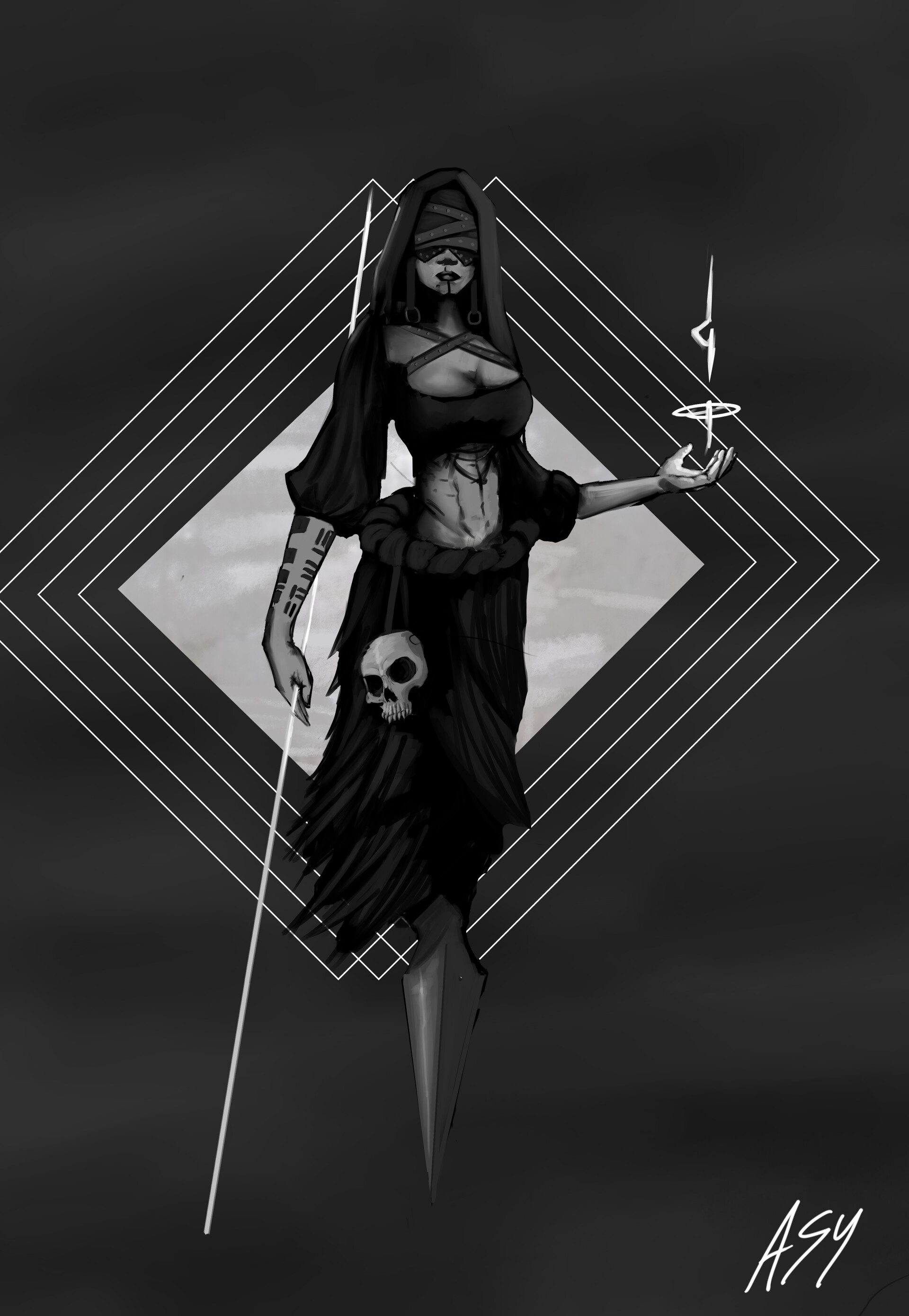 ArtStation Dark Fantasy Nun artstation-dark-fantasy-nun