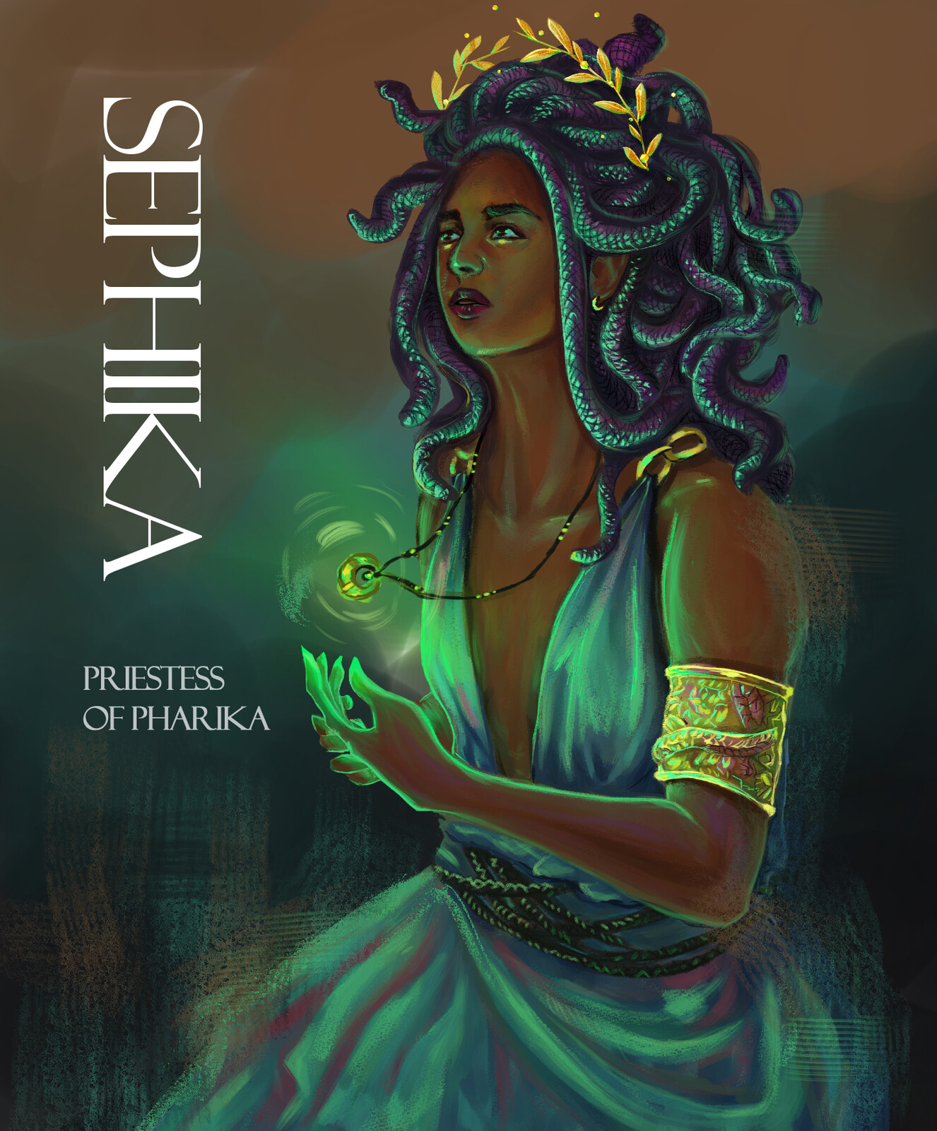 Spot Art for Sephika, Priestess of Pharika