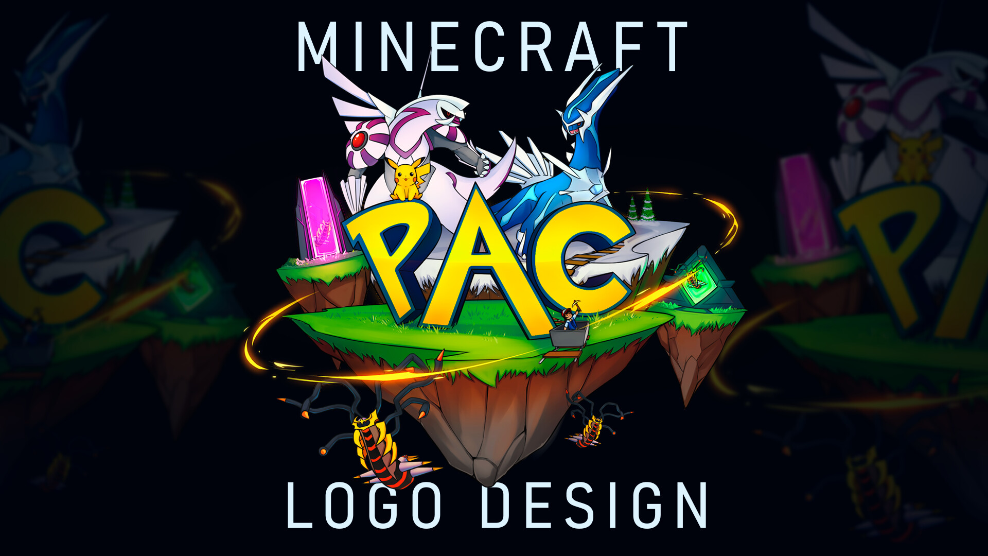 ArtStation Minecraft Logo PAC Commission
